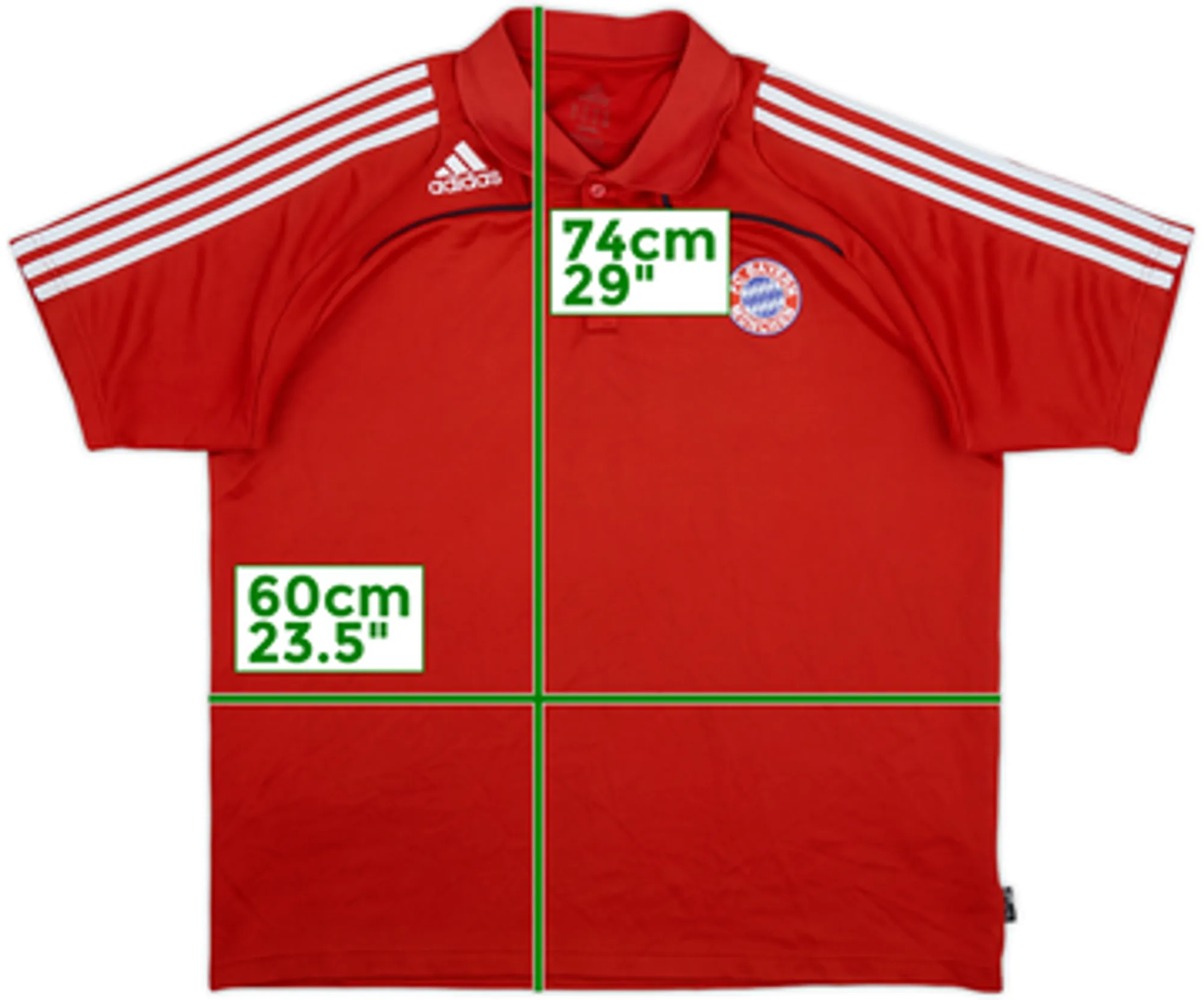 2008-09 Bayern Munich adidas Polo Shirt - 9/10 - (S)