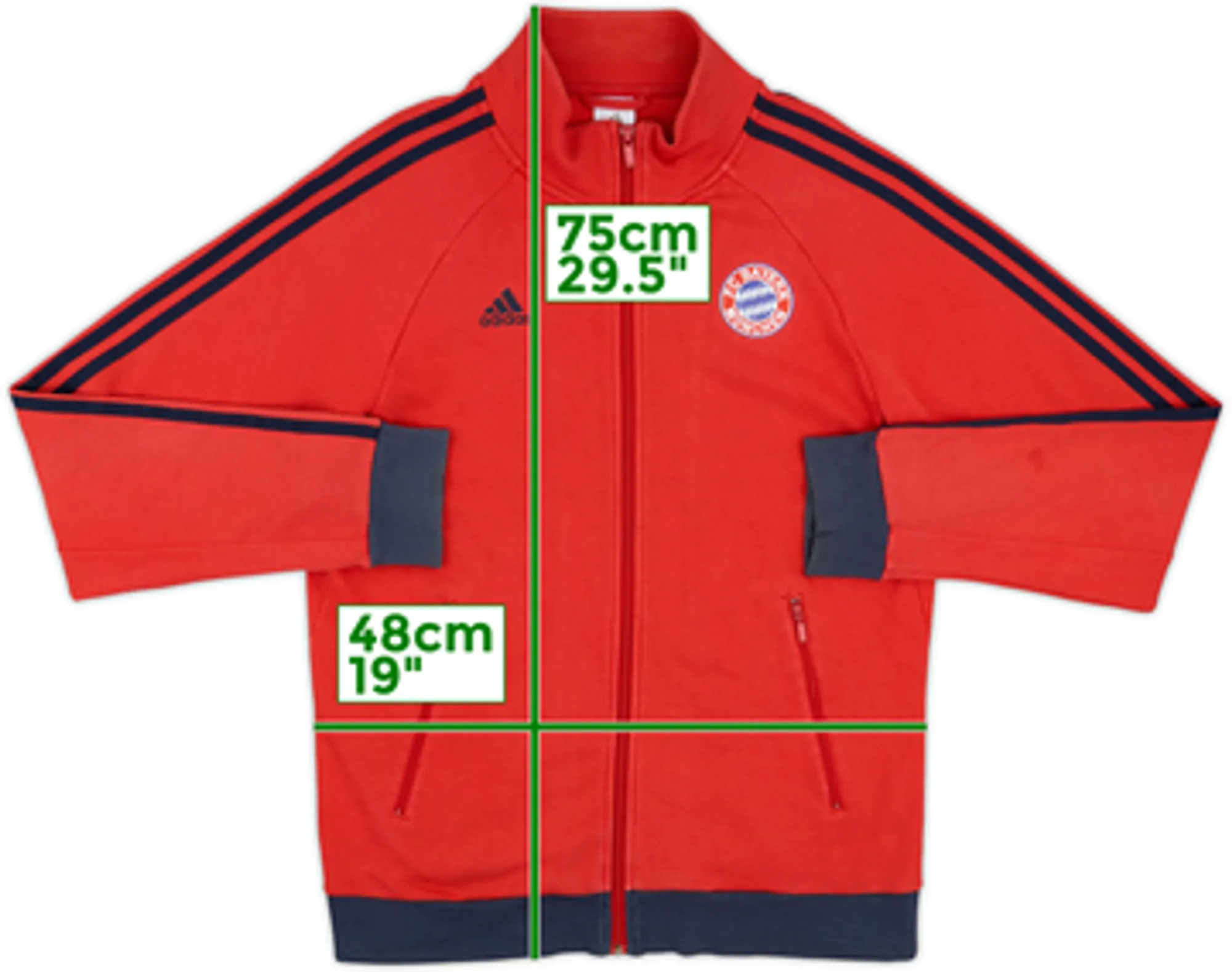 2008-09 Bayern Munich adidas Track Jacket - 6/10 - (L/XL)