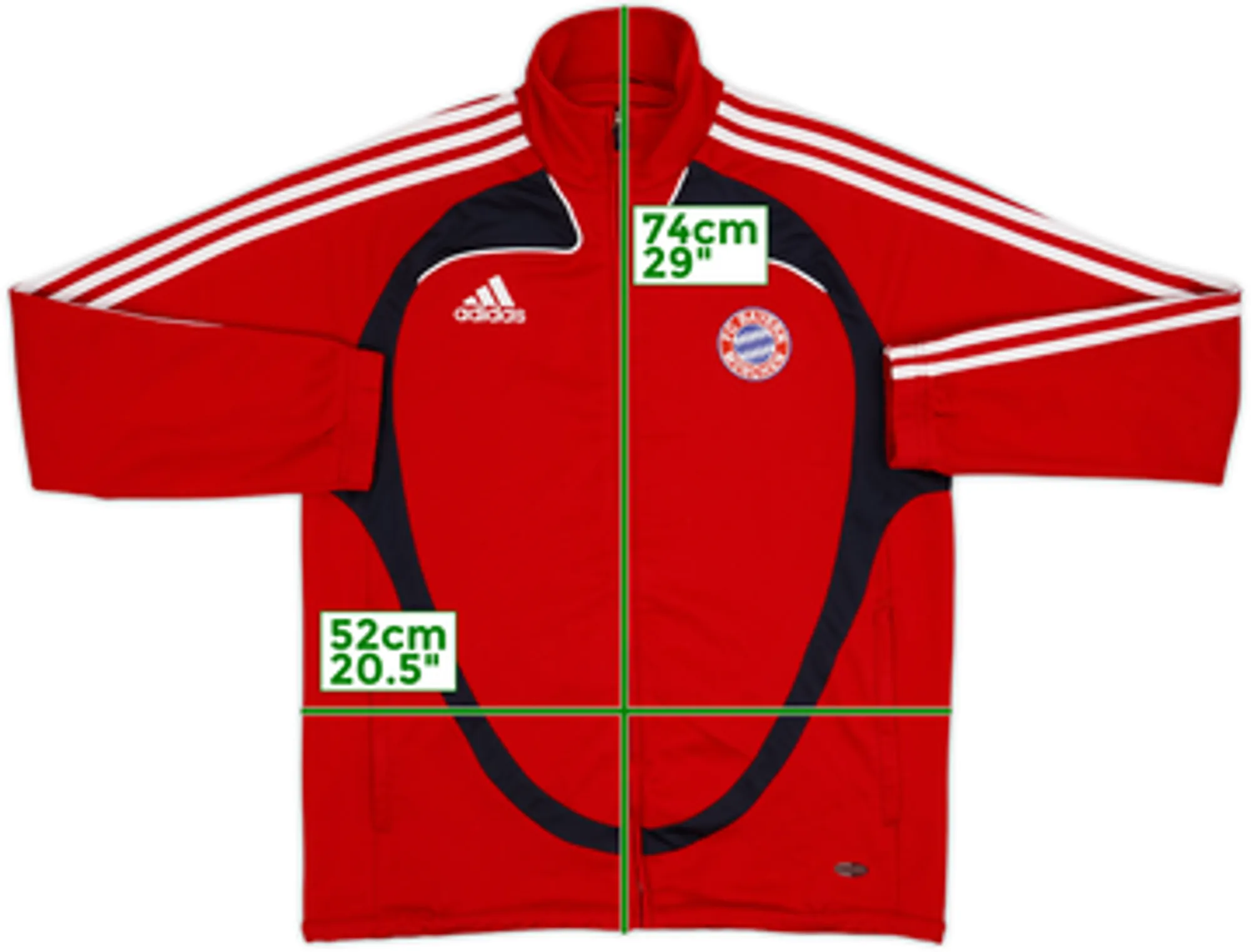2008-09 Bayern Munich adidas Track Jacket - 7/10 - (M)