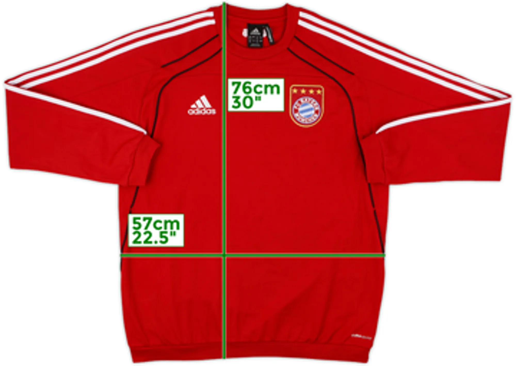 2010-11 Bayern Munich adidas Sweat Top - 8/10 - (L)