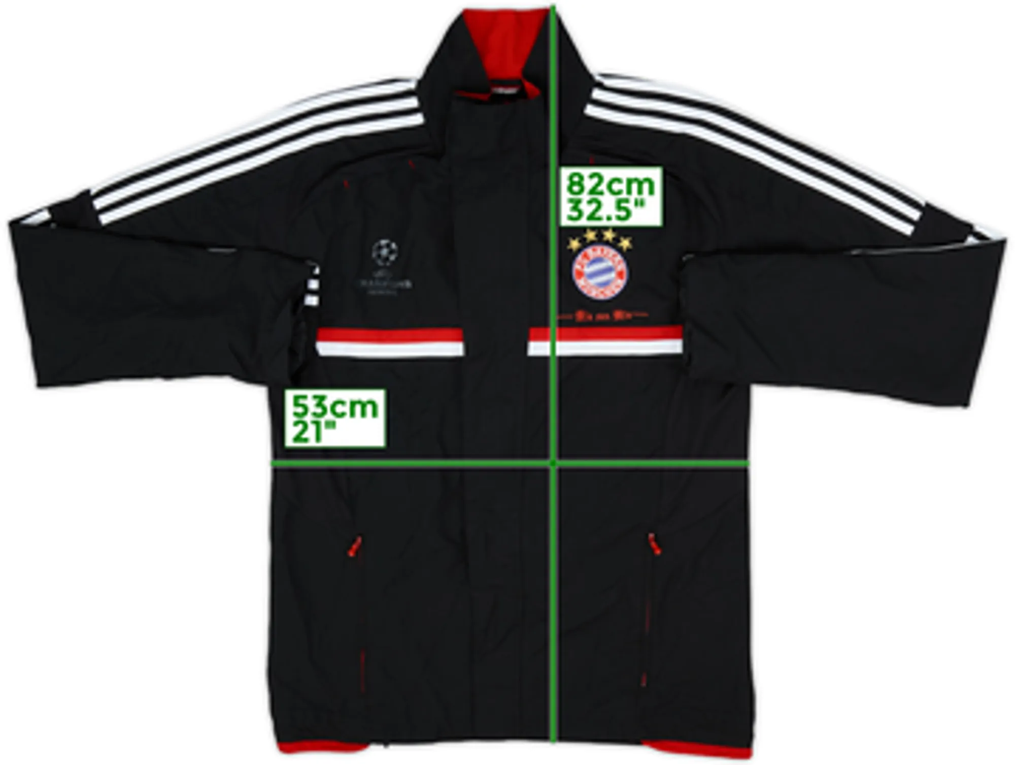 2011-12 Bayern Munich adidas CL Track Jacket - 5/10 - (M)