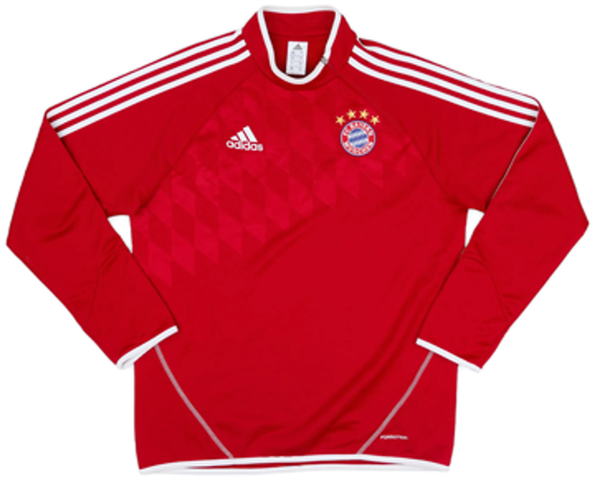 2013-14 Bayern Munich adidas 1/4 Zip Drill Top - 7/10 - (L/XL)