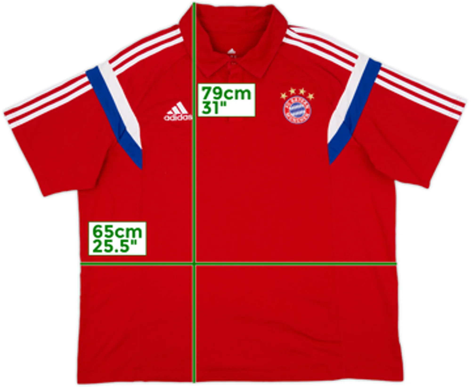 2013-14 Bayern Munich adidas Polo Shirt - 8/10 - (L)