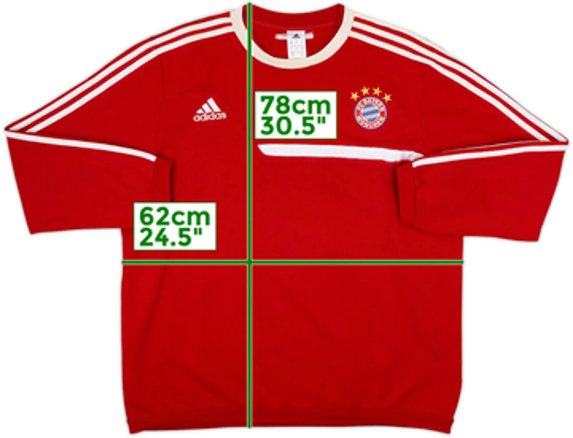 2013-14 Bayern Munich adidas Sweat Top - 6/10 - (L/XL)