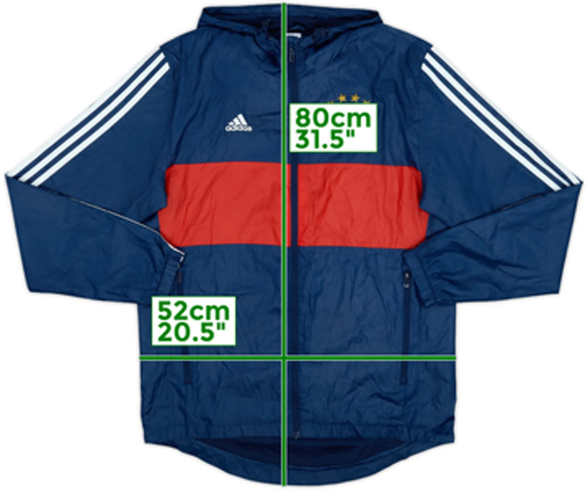 2017-18 Bayern Munich adidas Hooded Track Jacket - 8/10 - (L)