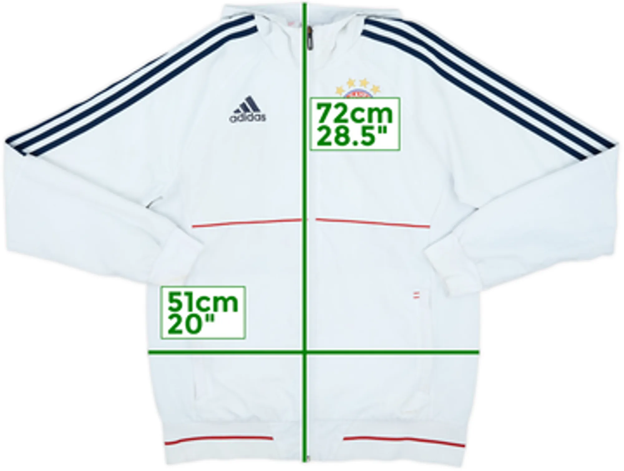 2017-18 Bayern Munich adidas Track Jacket - 7/10 - (S)