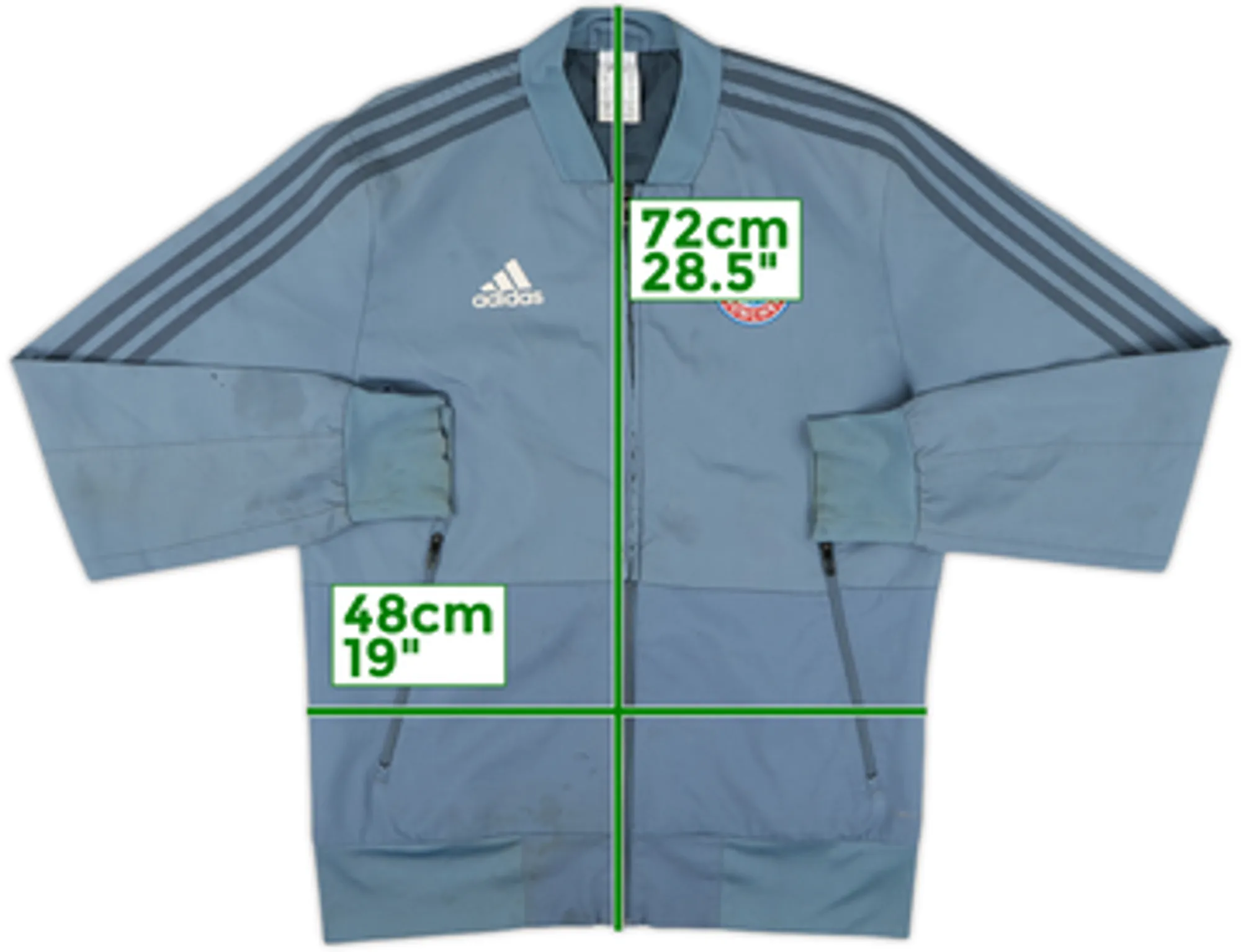 2018-19 Bayern Munich adidas Track Jacket - 4/10 - (S)