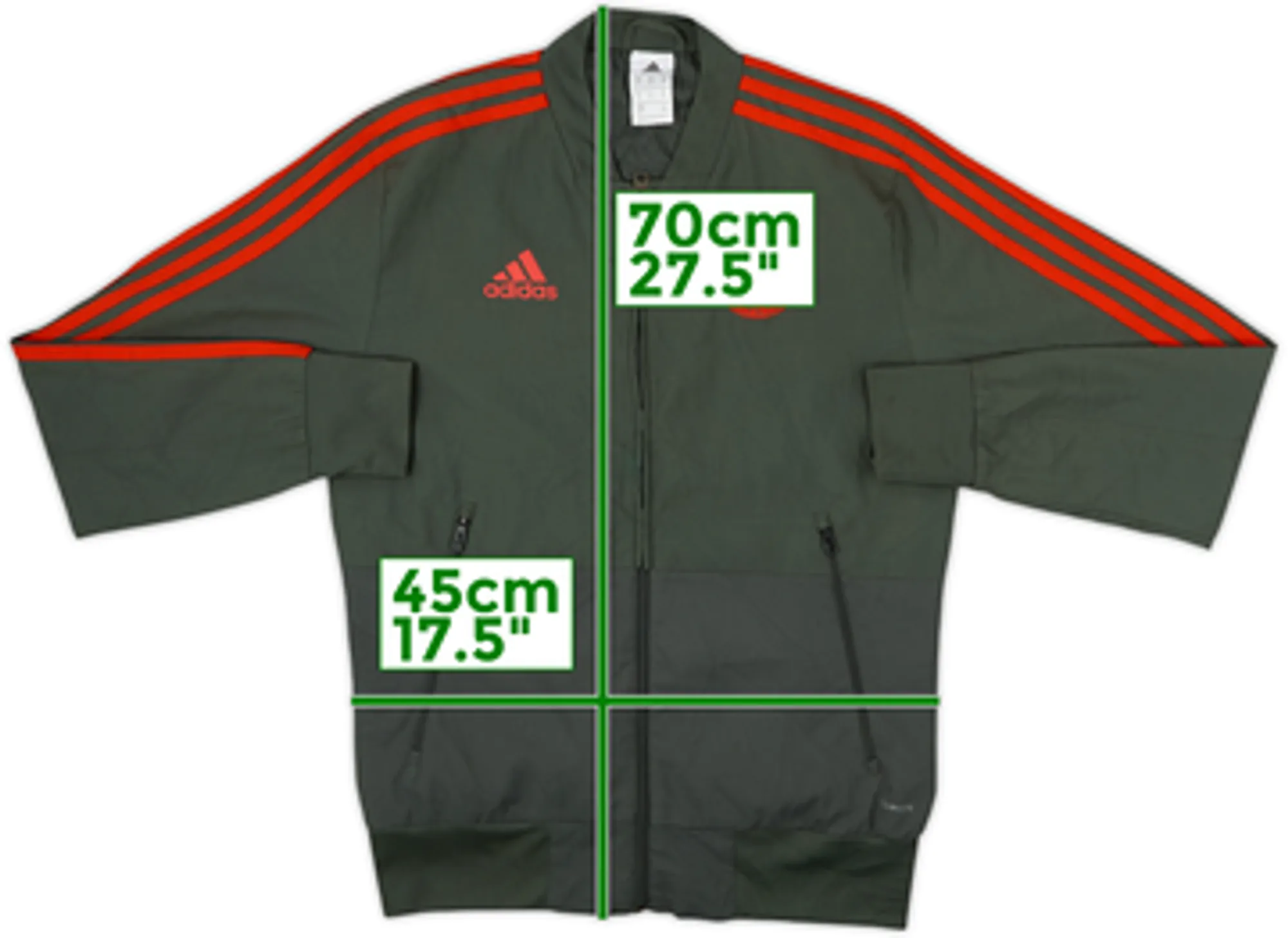 2018-19 Bayern Munich adidas Track Jacket - 7/10 - (M)