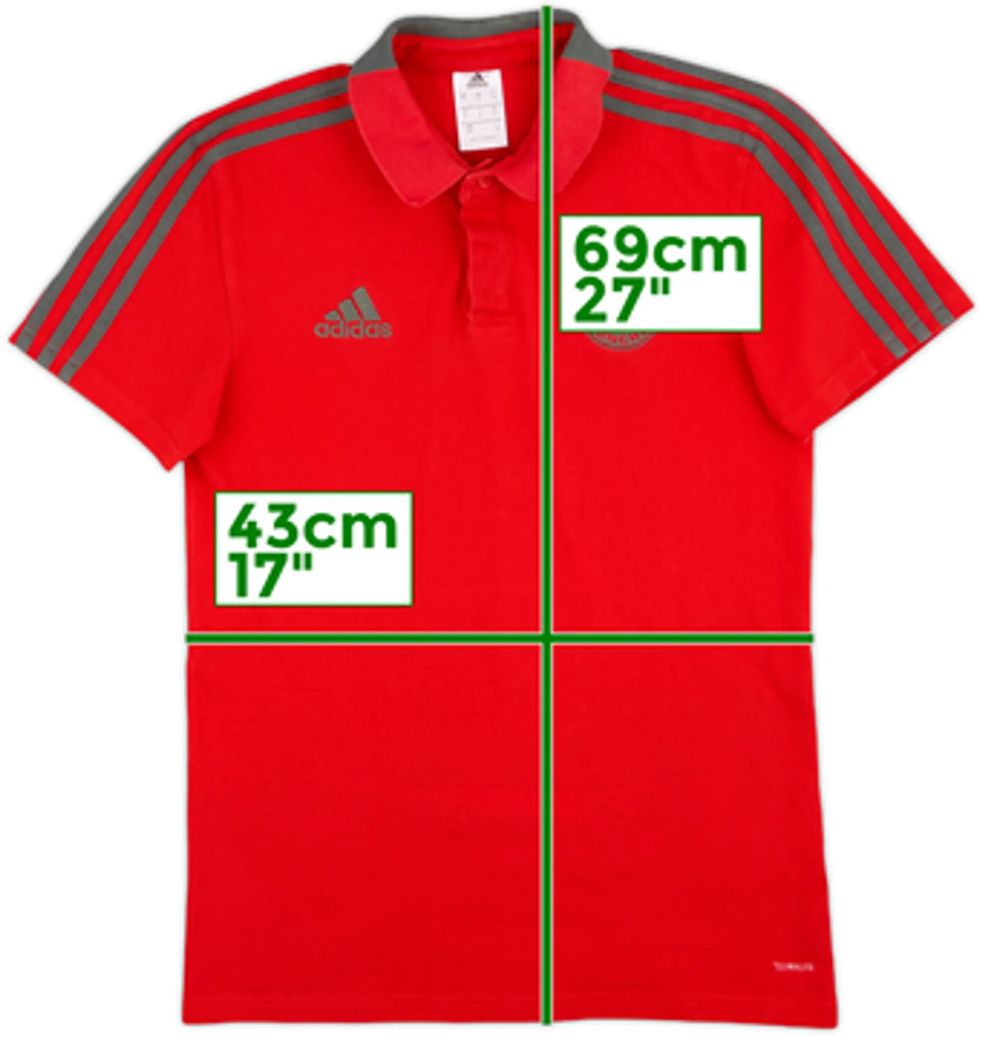 2018-19 Bayern Munich adidas Polo Shirt - 9/10 - (S)