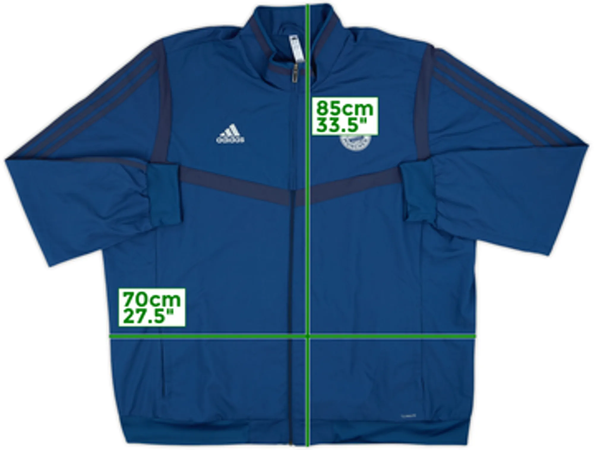 2019-20 Bayern Munich adidas Track Jacket - 8/10 - (M)