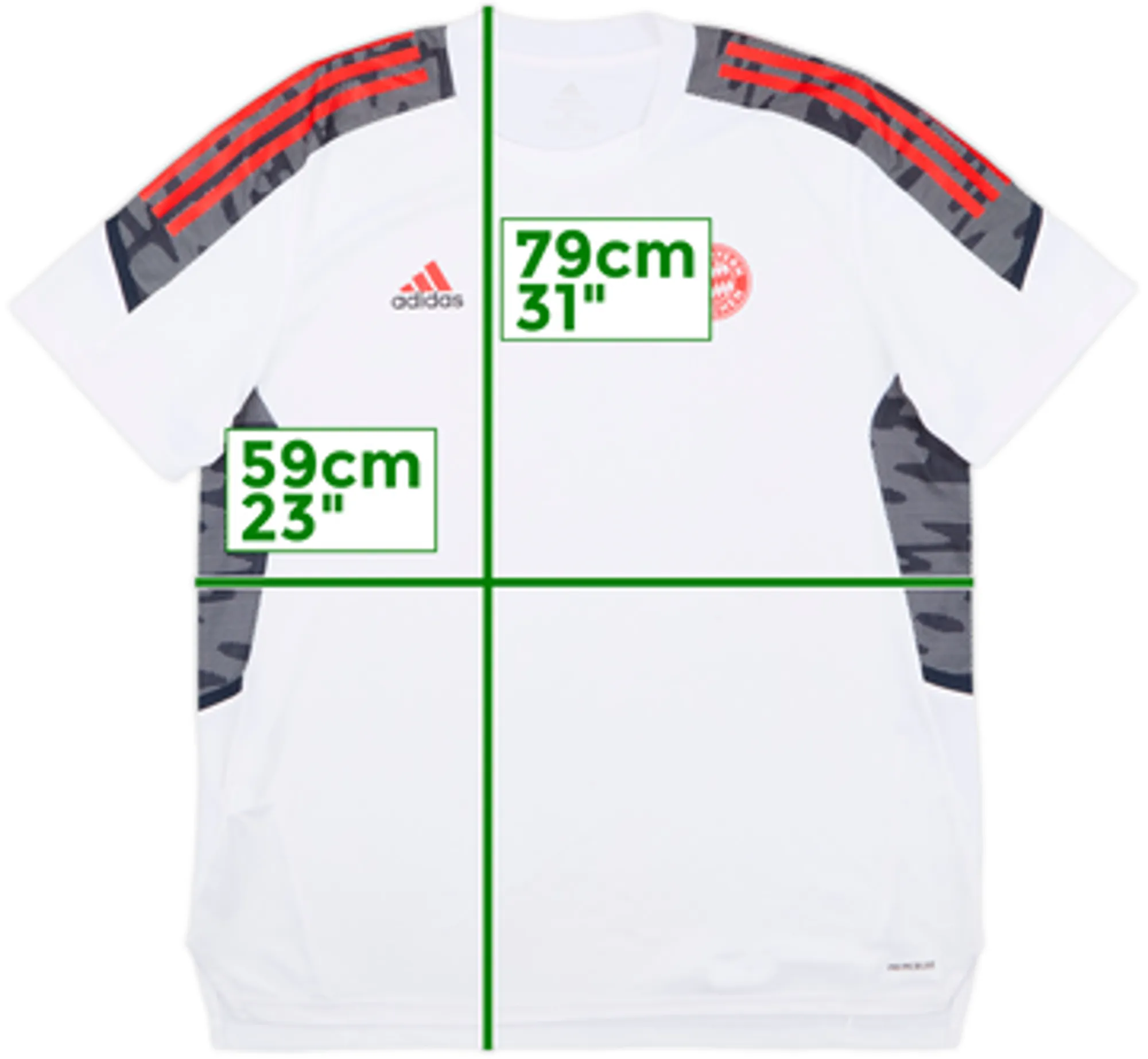 2021-22 Bayern Munich adidas Training Shirt - 7/10 - (XL)