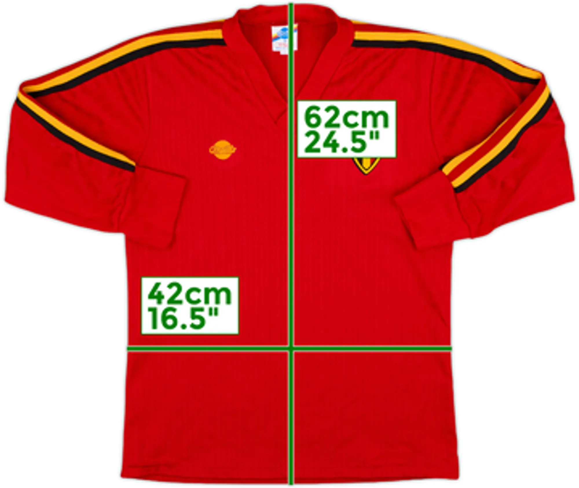 1990s Belgium Fan L/S Shirt - 8/10 - (L.Boys)