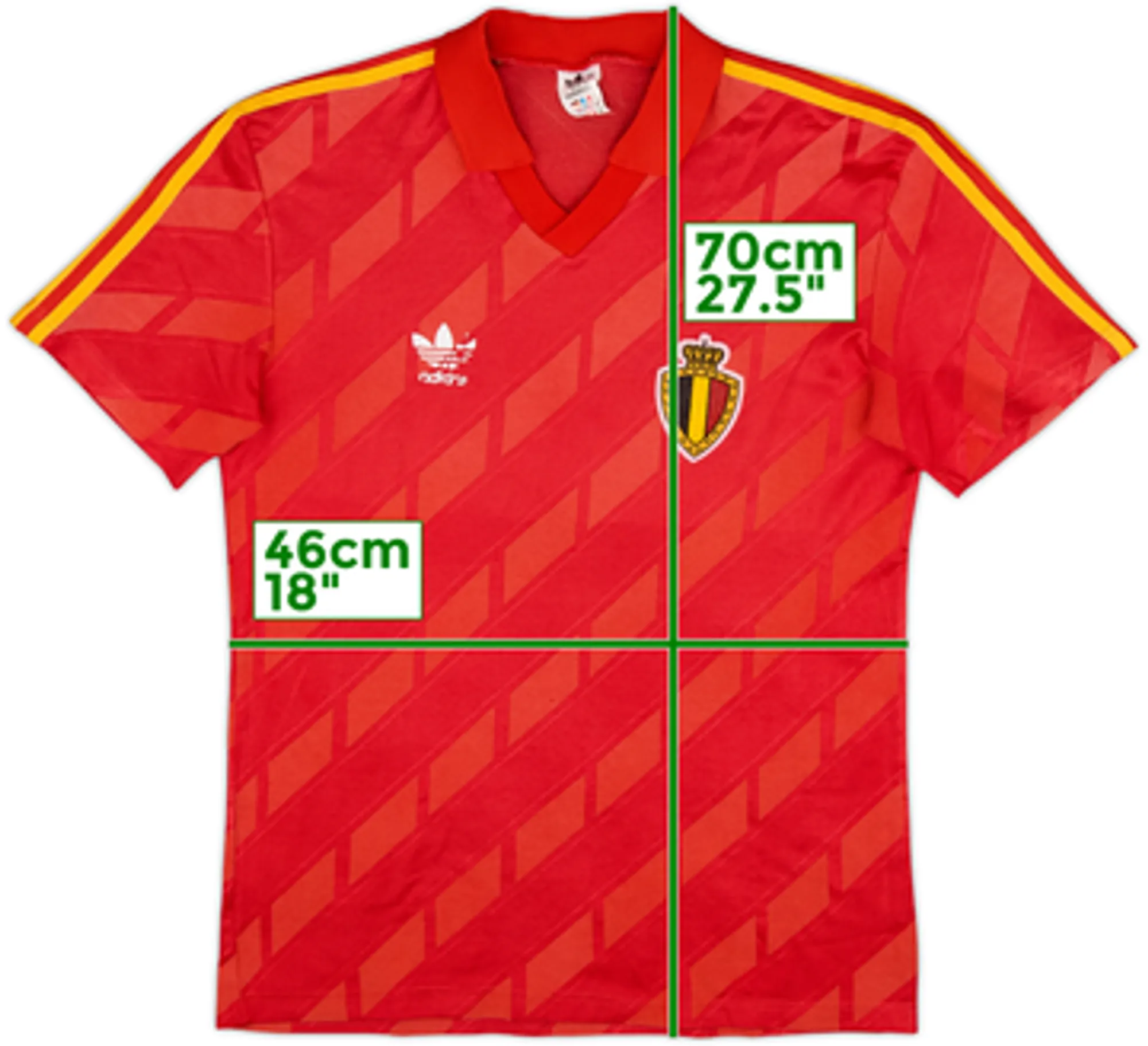 1986-90 Belgium Home Shirt - 6/10 - (M)