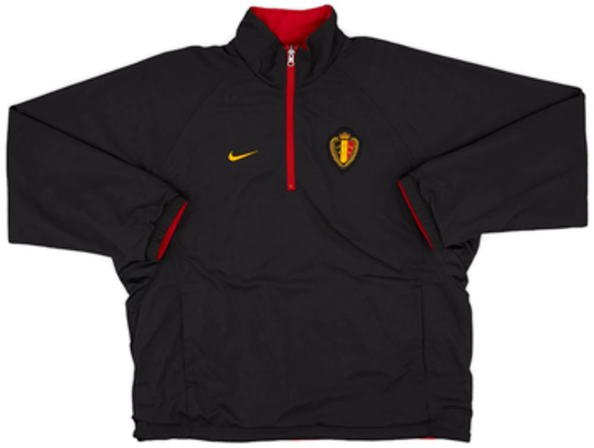 2000-01 Belgium Nike Reversible 1/4 Zip Track Jacket - 7/10 - (S)