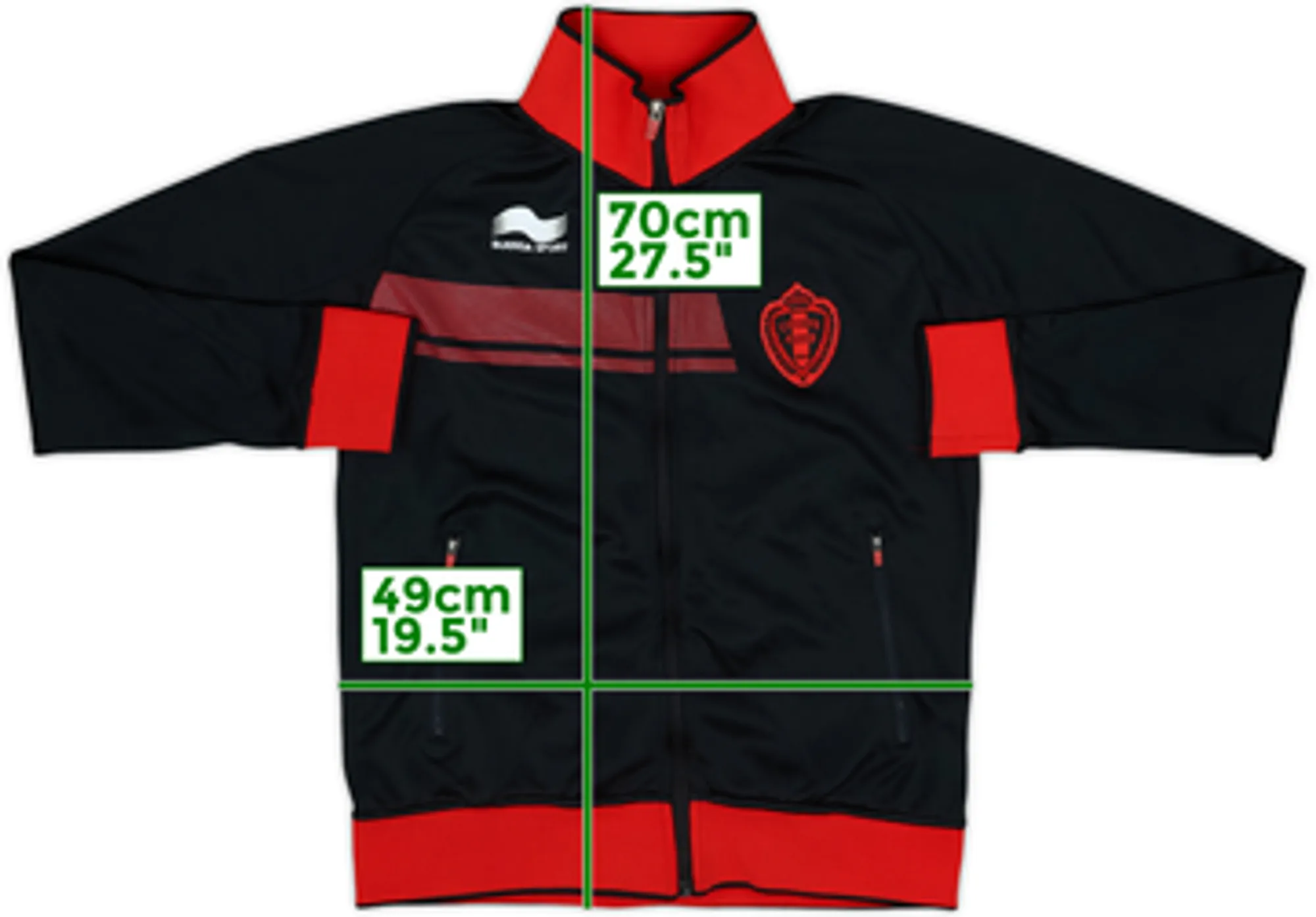 2012-13 Belgium Burrda Track Jacket - 8/10 - (S)