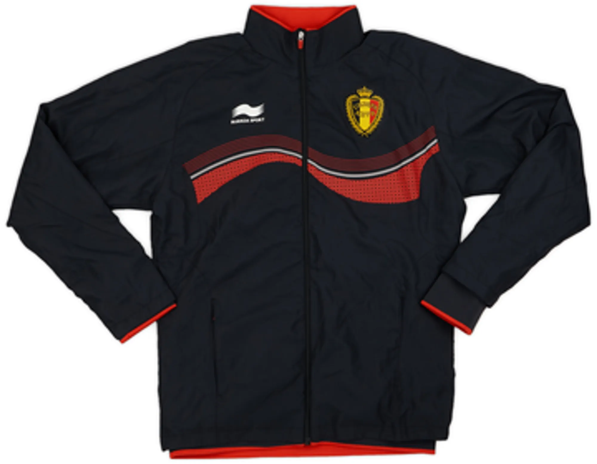 2012-13 Belgium Burrda Track Jacket - 9/10 - (XL)