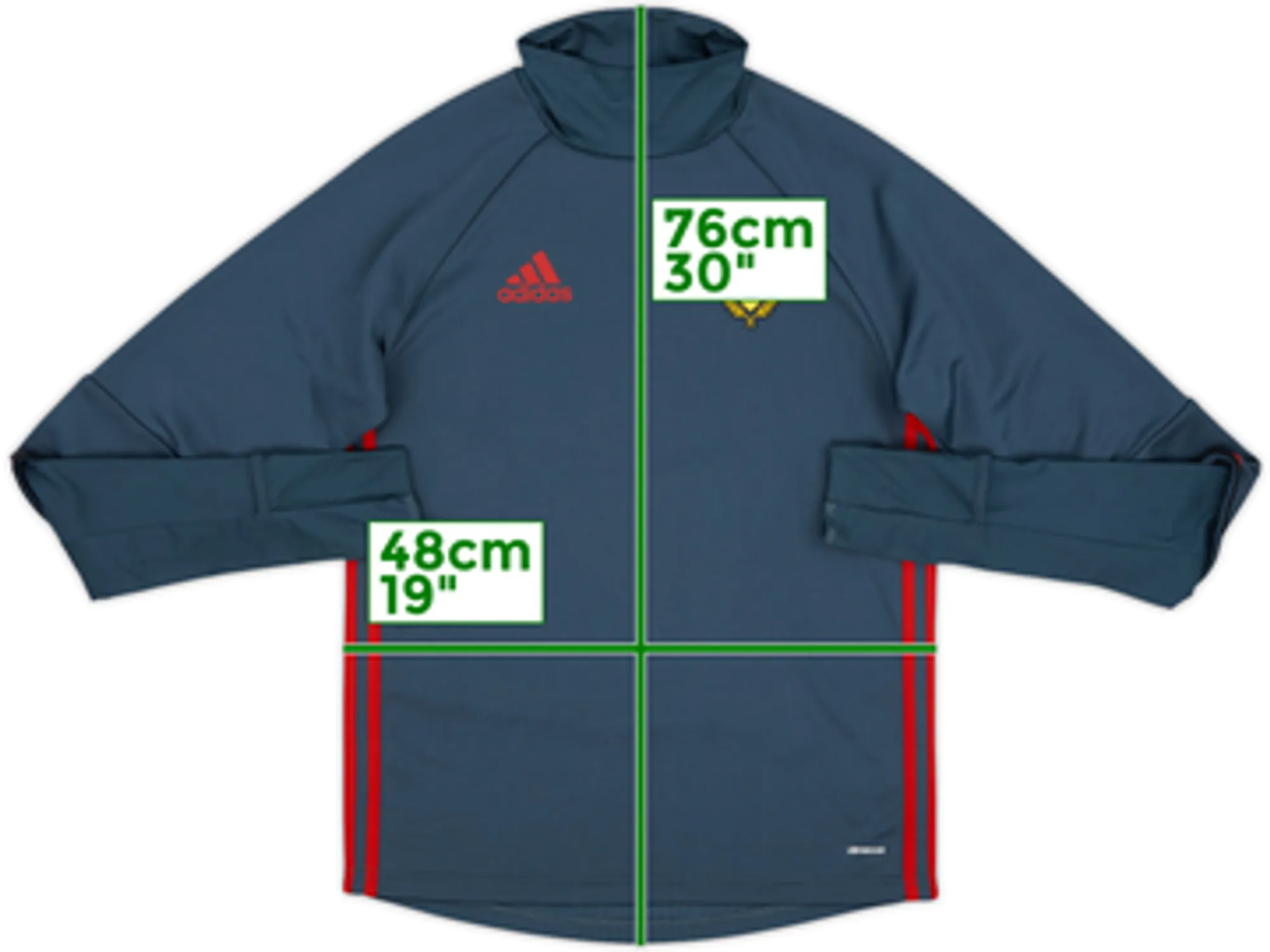 2015-16 Belgium adidas Sweat Top - 9/10 - (S)