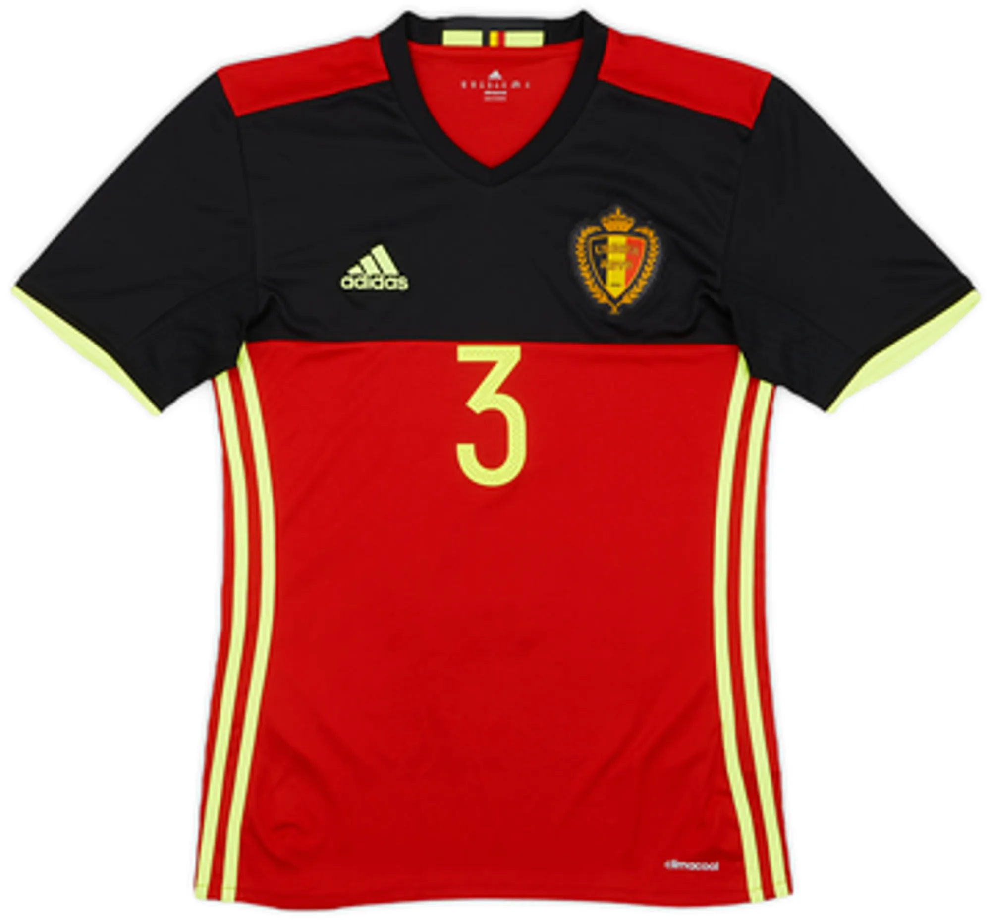 2016-17 Belgium Home Shirt Vermaelen #3 - 9/10 - (XS)