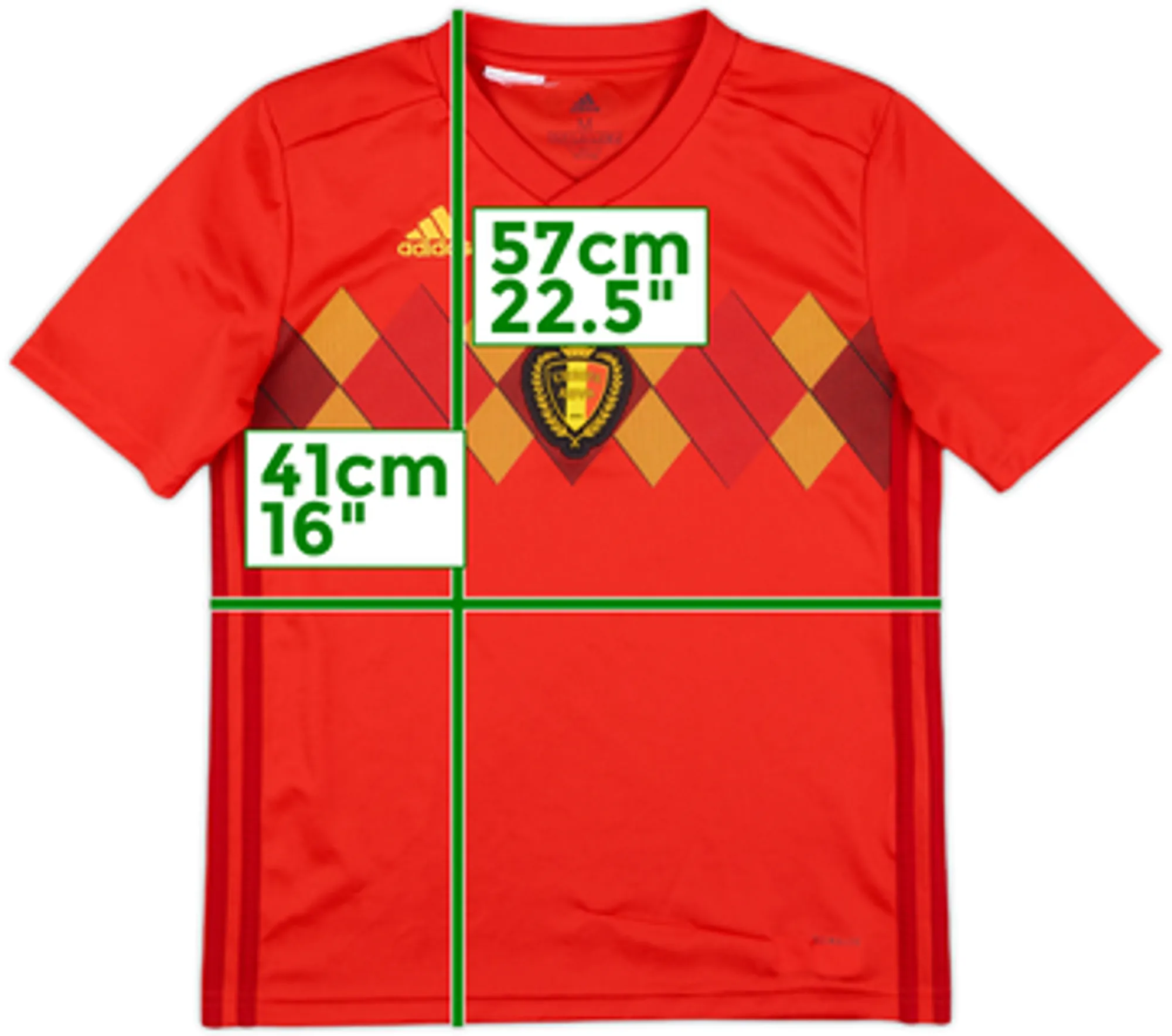 2018-19 Belgium Home Shirt - 6/10 - (M.Boys)