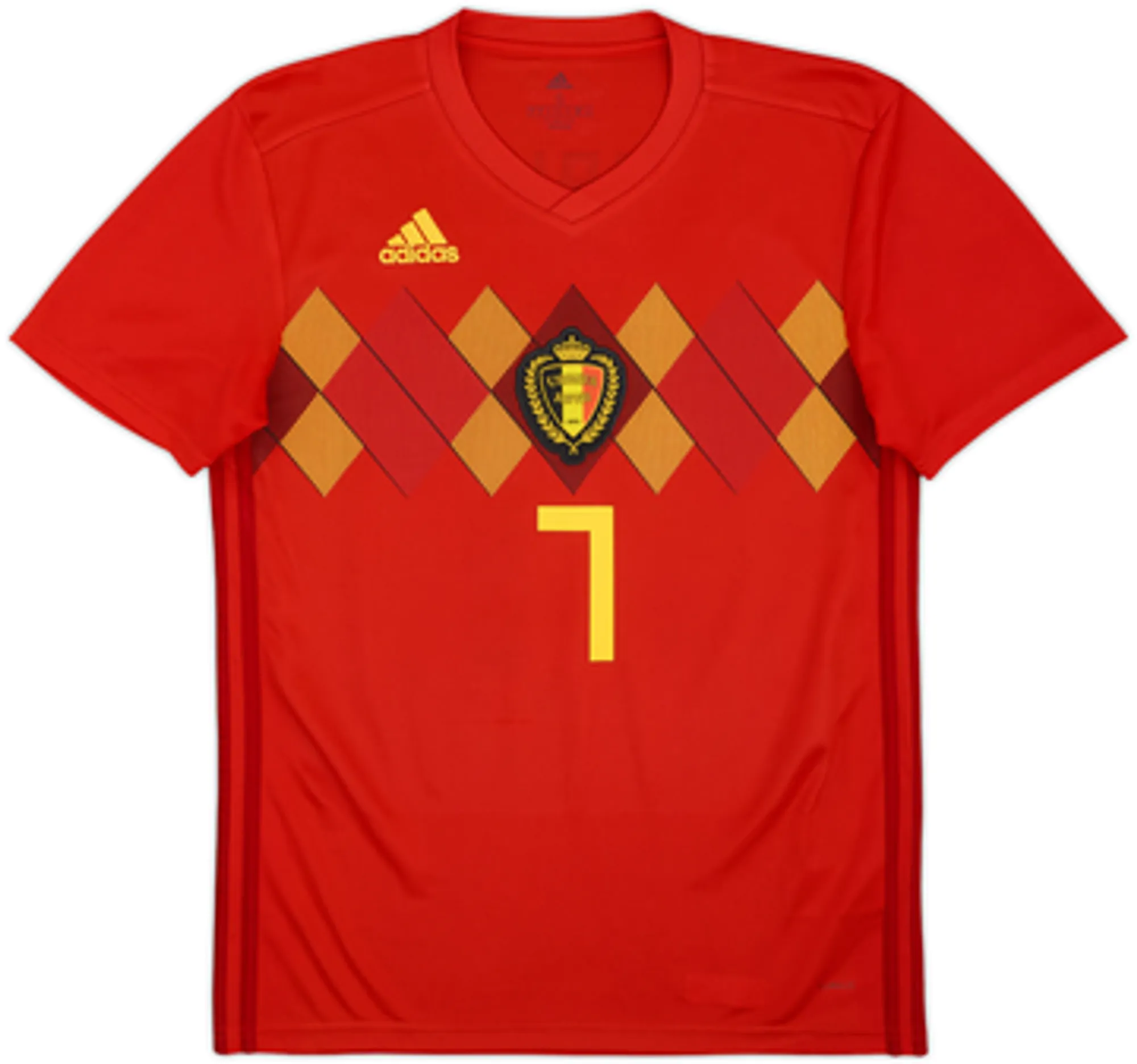 2018-19 Belgium Home Shirt De Bruyne #7 - 8/10 - (L)