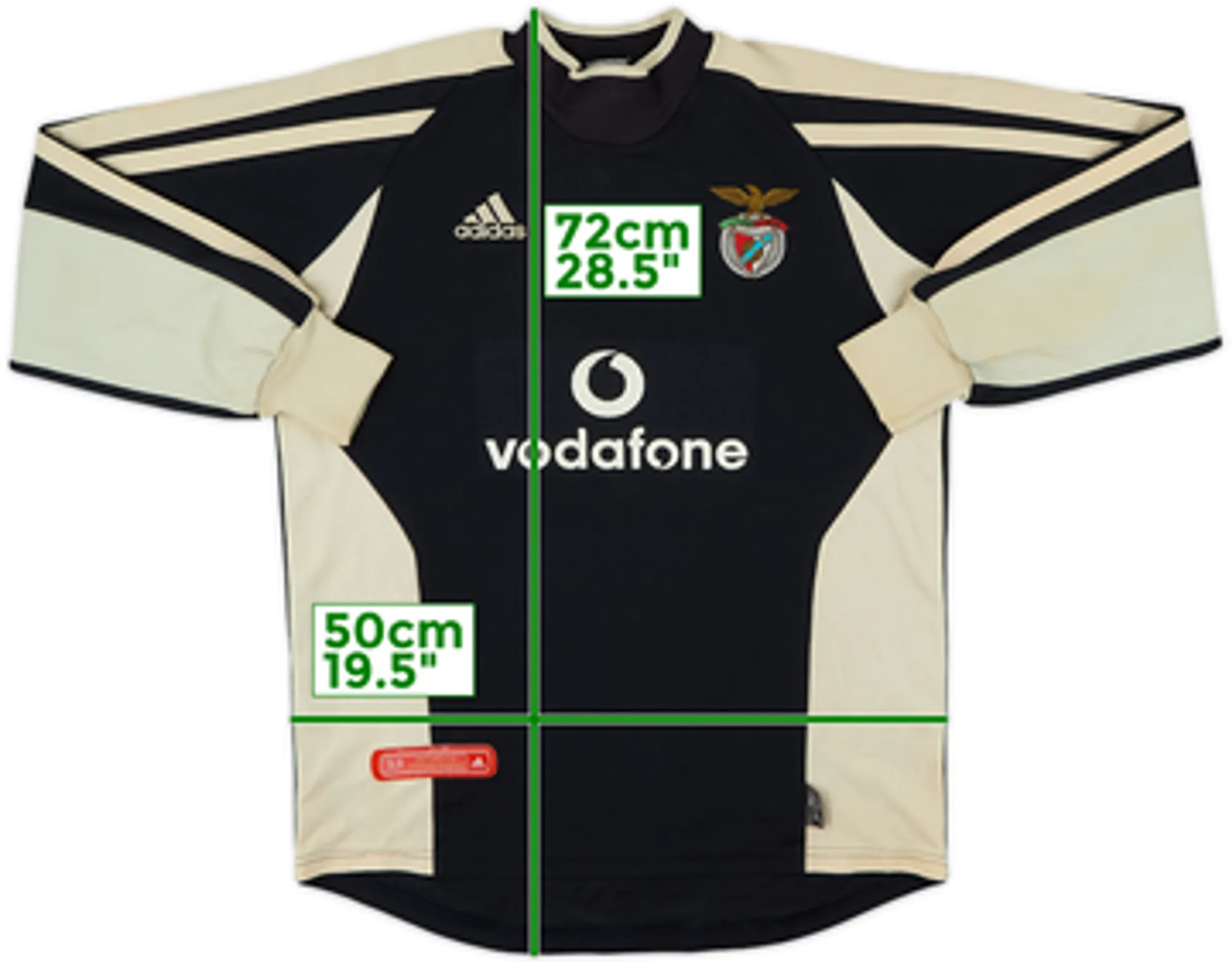 2001-02 Benfica GK Shirt - 6/10 - (XL.Boys)
