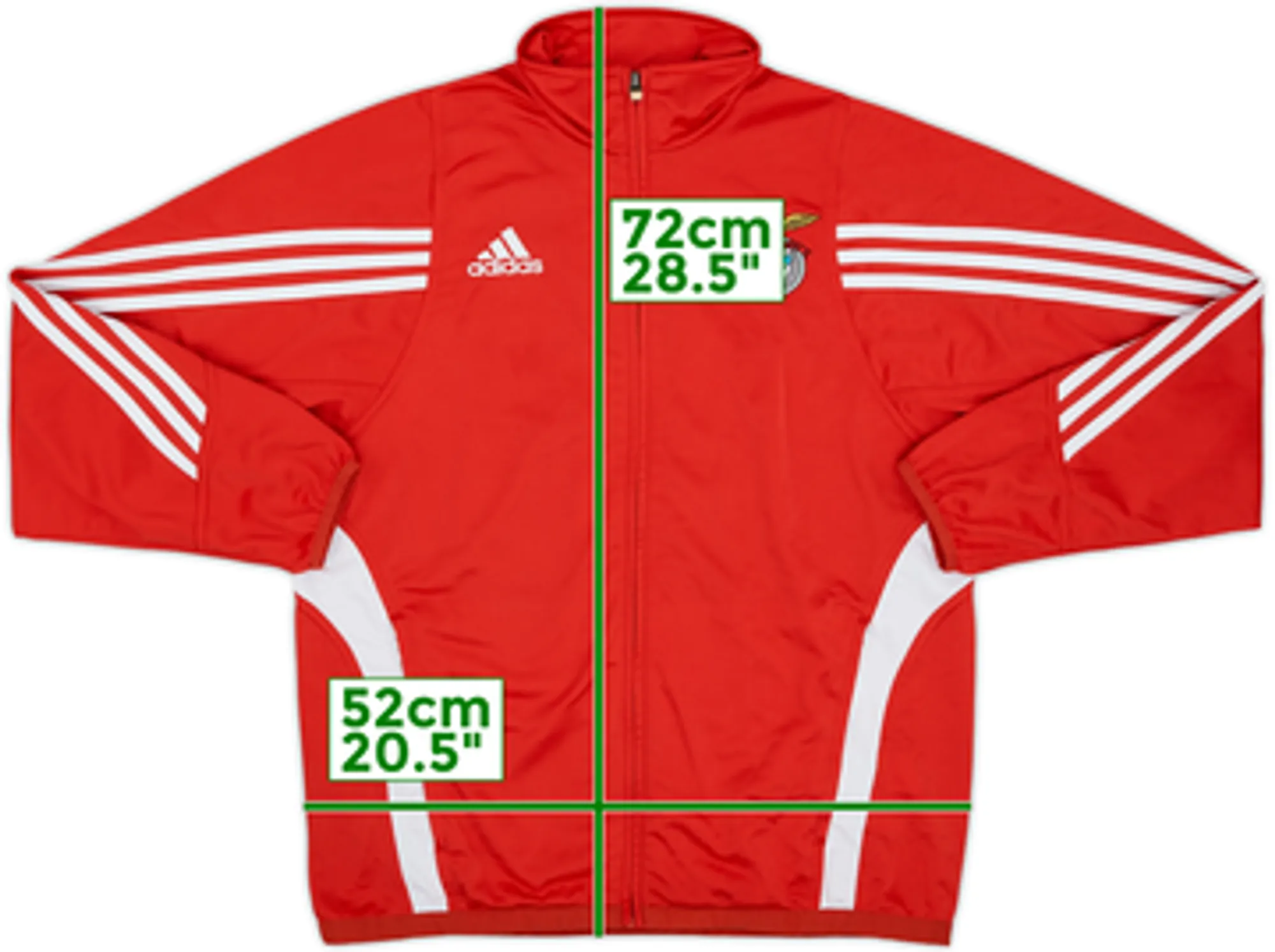 2003-04 Benfica adidas Track Jacket - 5/10 - (XL.Boys)