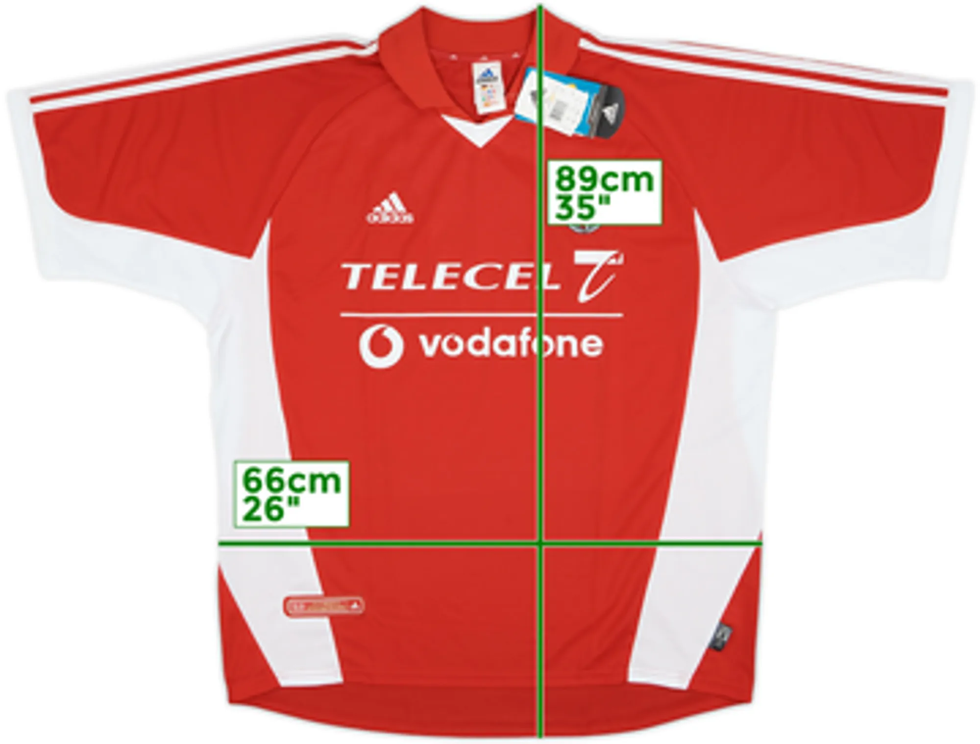 2001-02 Benfica Home Shirt (XL)