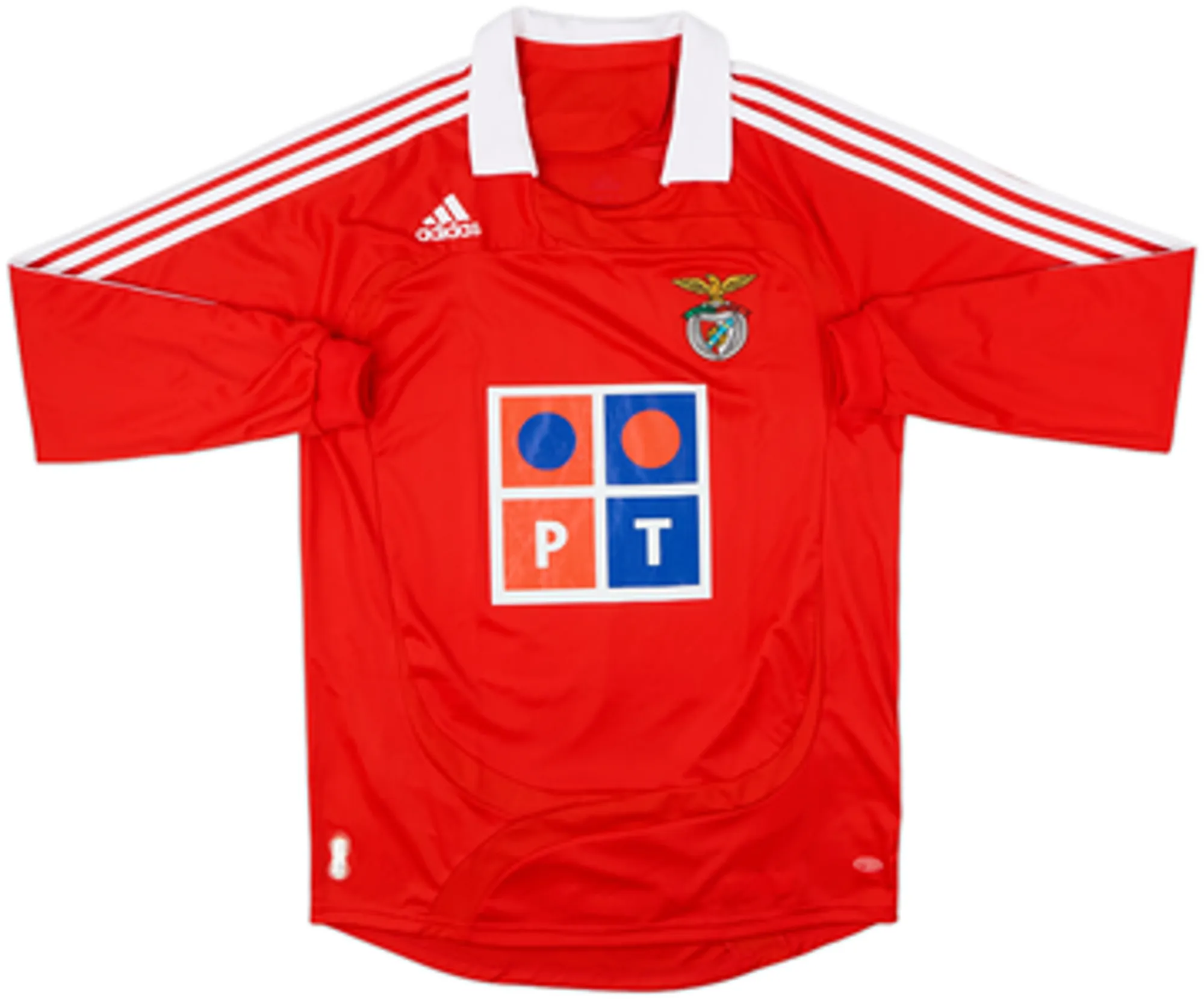 2007-08 Benfica Home L/S Shirt Di Maria #20 - 8/10 - (S)