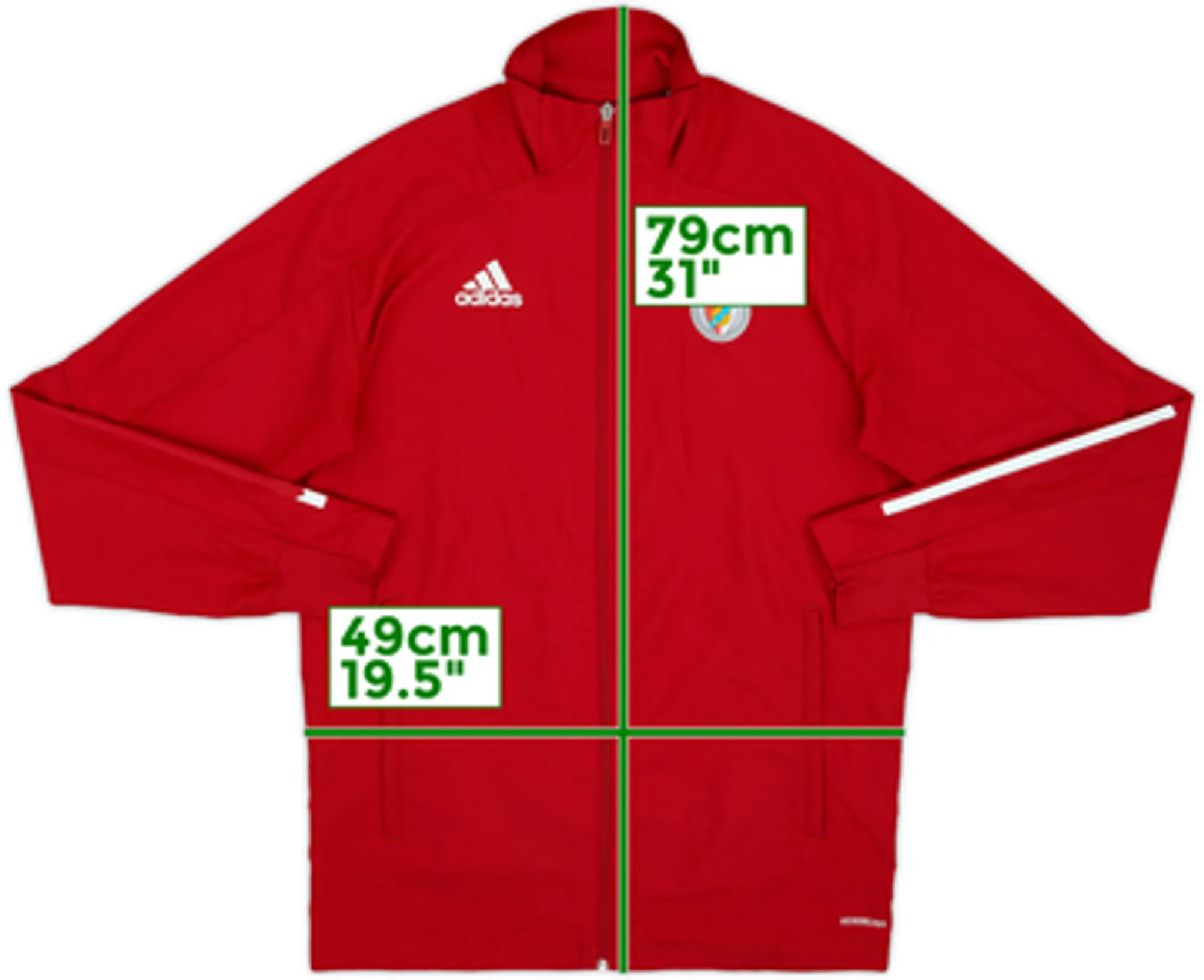 2019-20 Benfica adidas Track Jacket - 5/10 - (L)