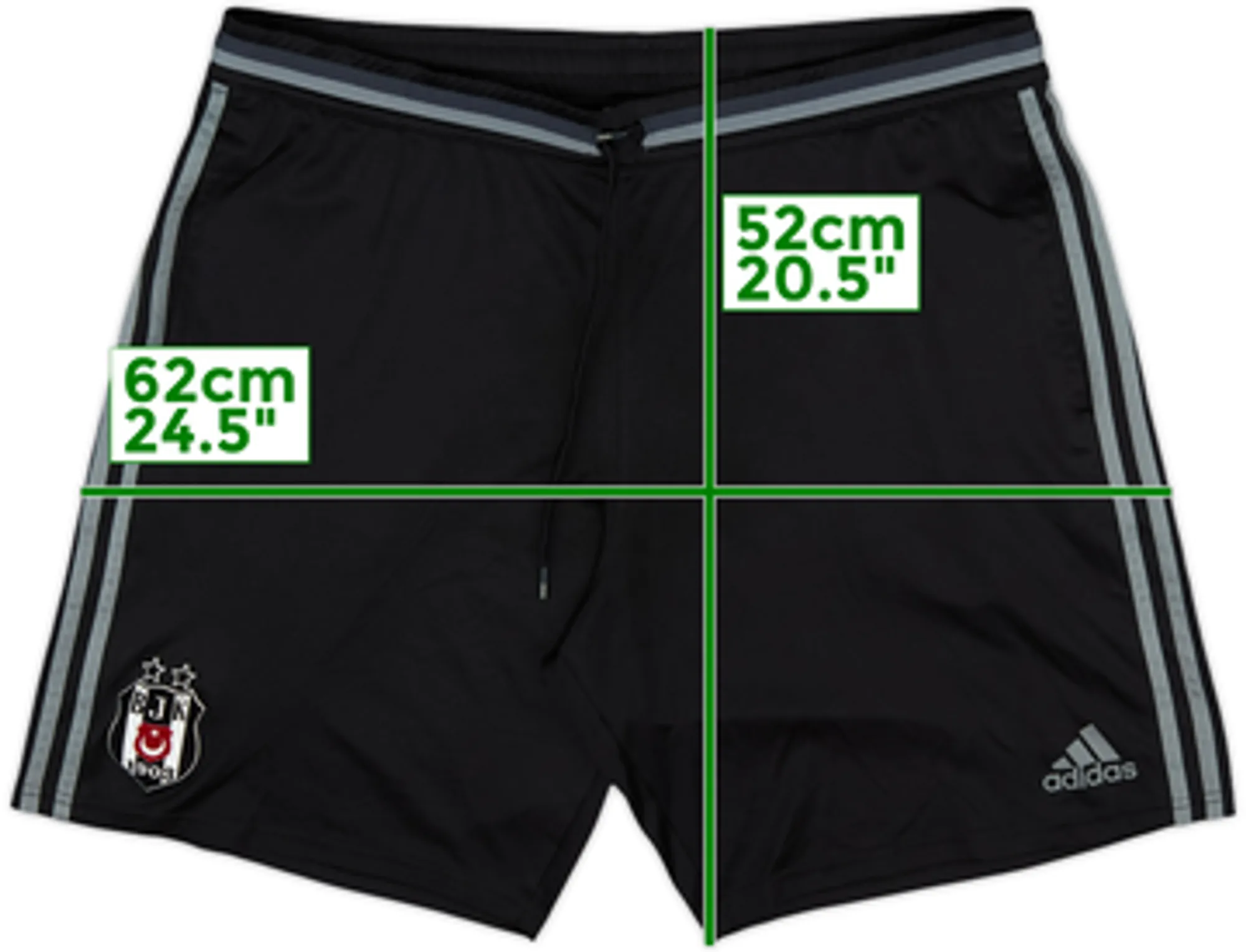 2015-16 Besiktas adidas Training Shorts - 9/10 - (XL)