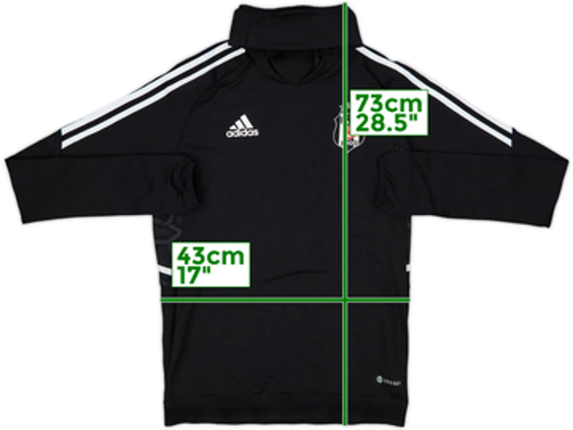 2021-22 Besiktas adidas Sweat Top - 8/10 - (XS)