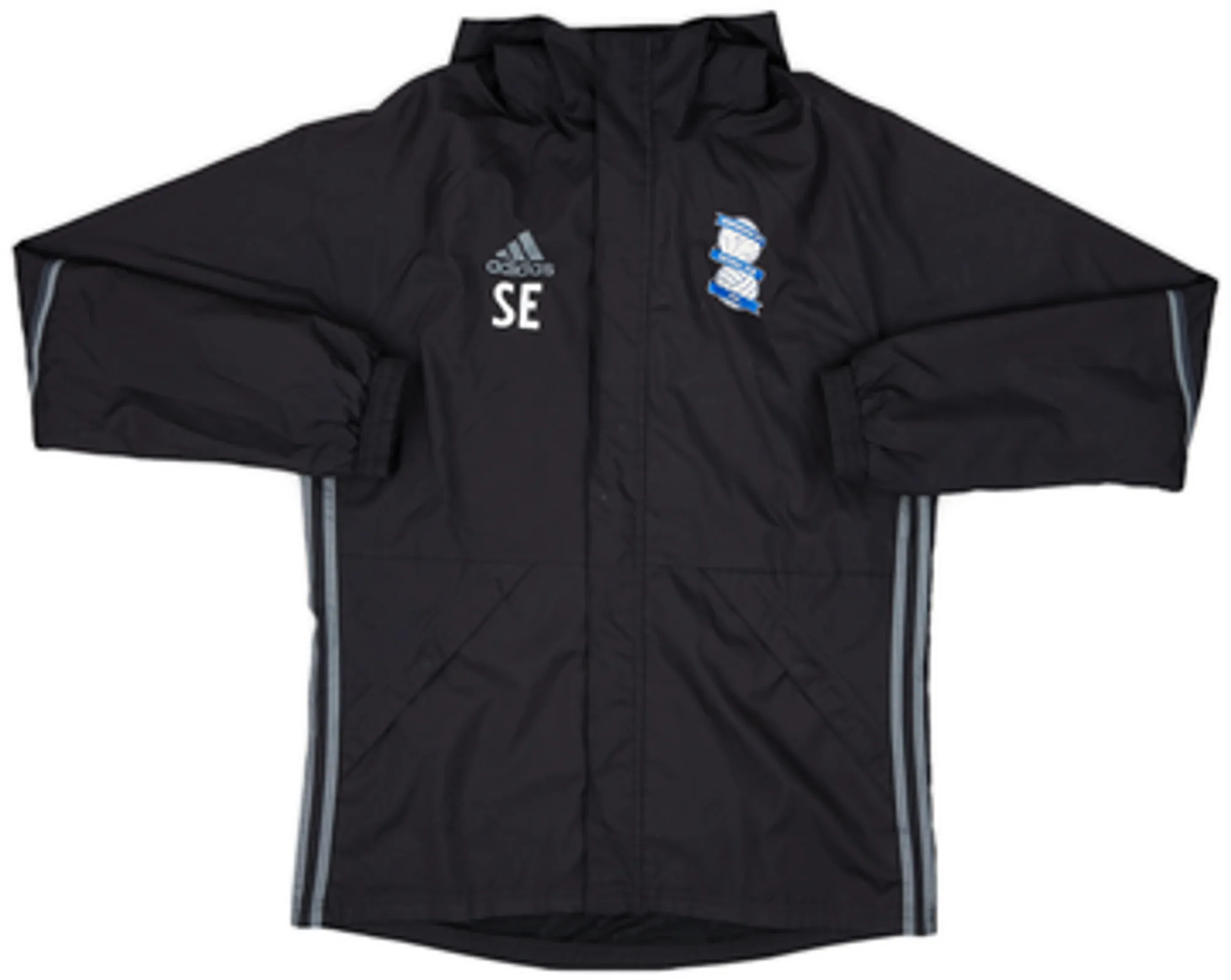 2016-17 Birmingham adidas Staff Issue Hooded Rain Jacket SE - 6/10 - (M)