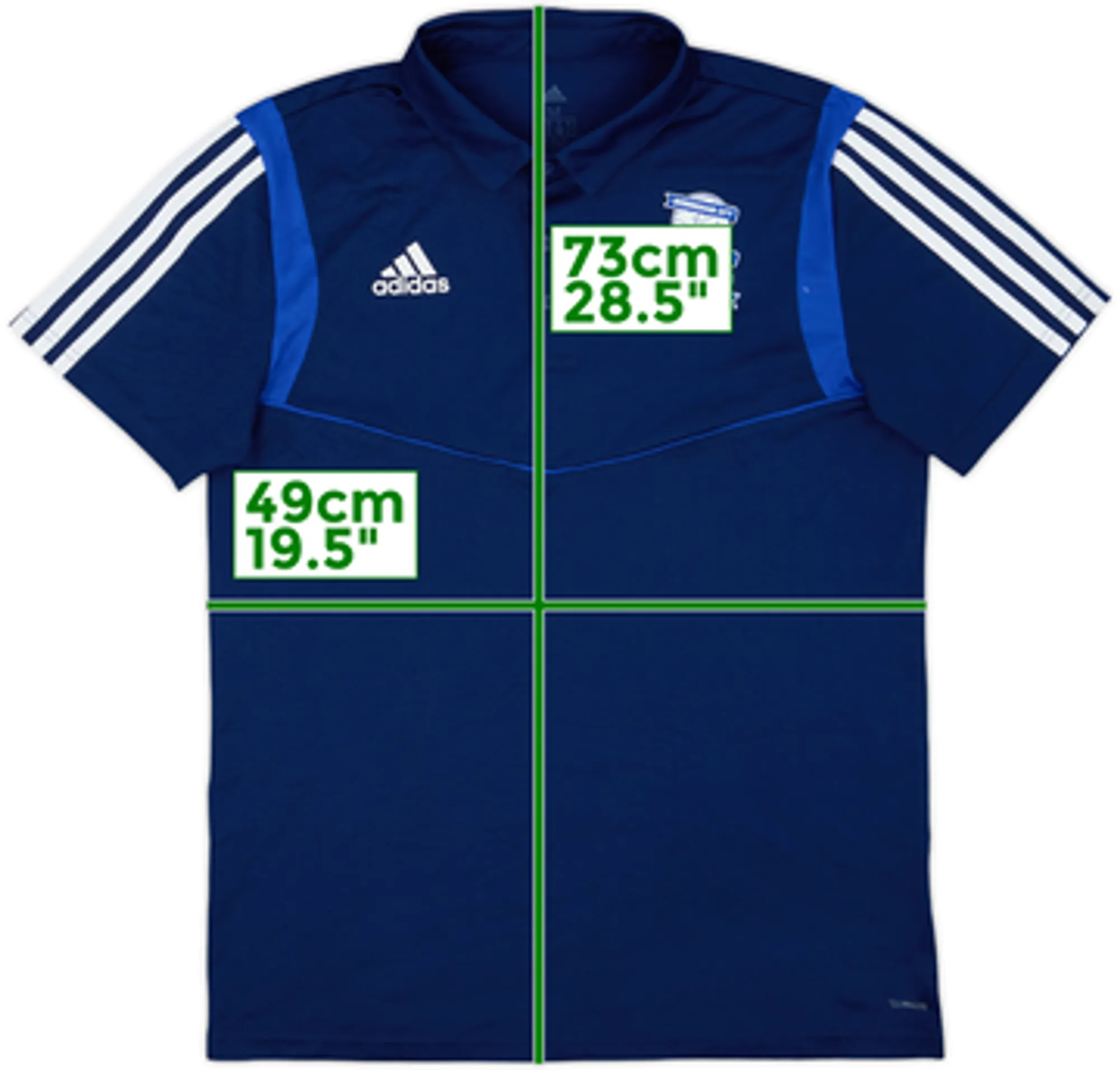 2018-19 Birmingham adidas Polo Shirt - 8/10 - (L)