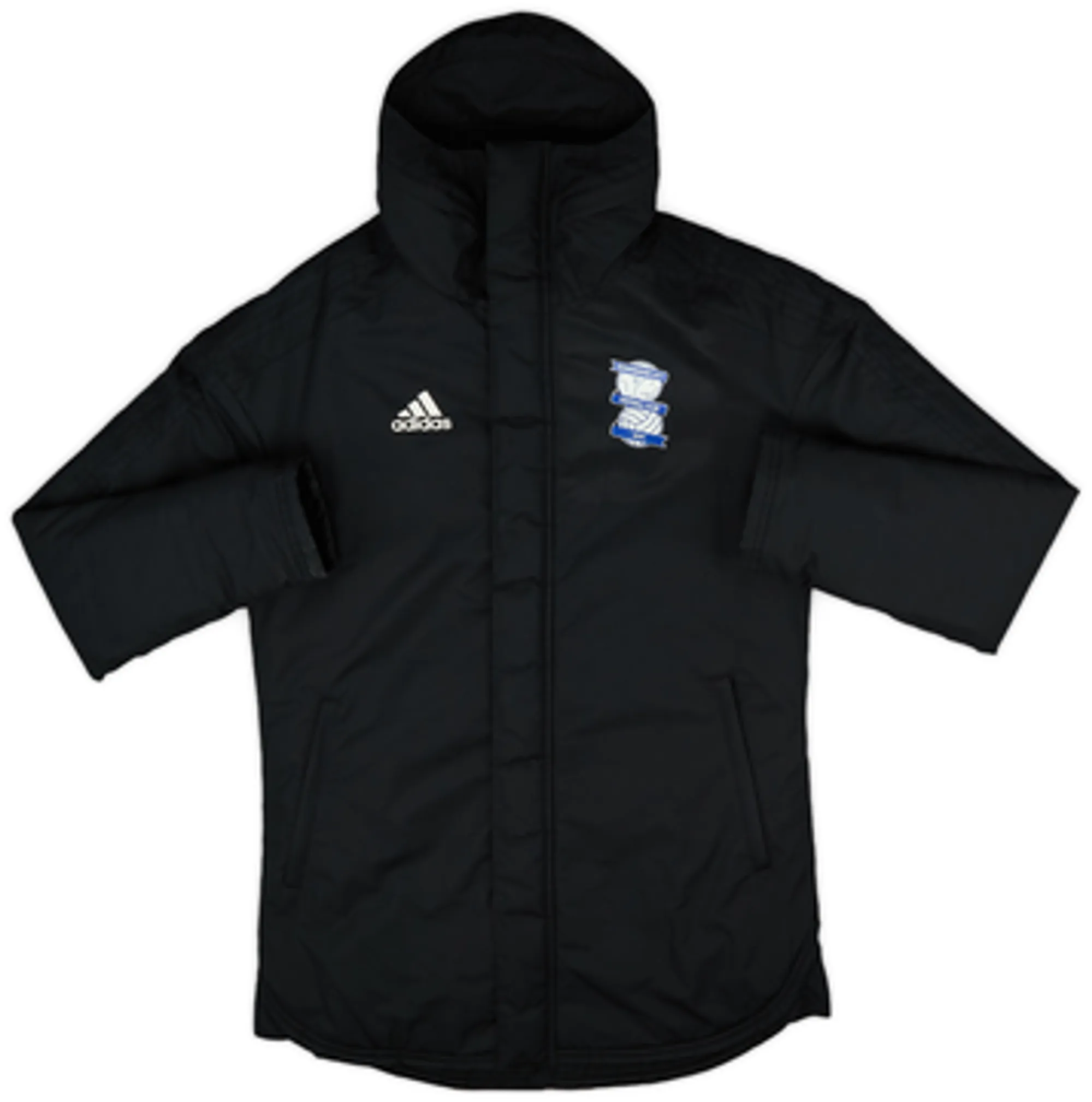 2019-20 Birmingham adidas Hooded Padded Bench Coat - 9/10 - (S)