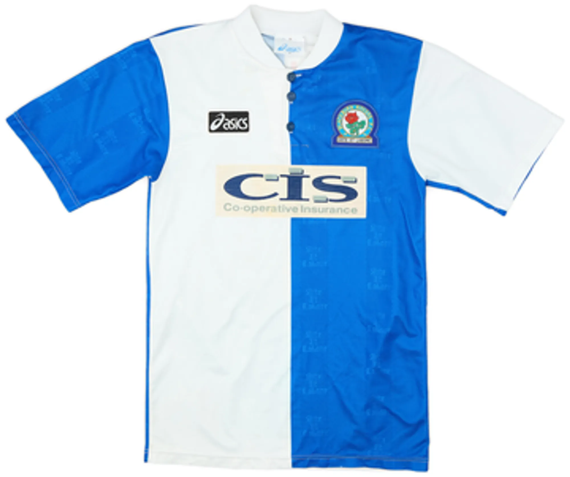 1996-98 Blackburn Home Shirt Hendry #5 - 7/10 - (S)