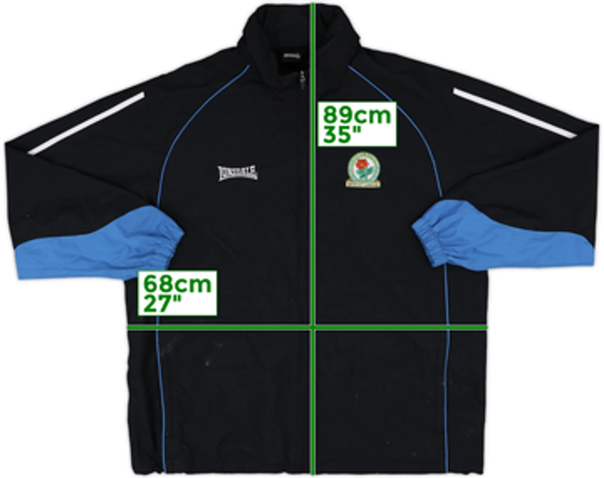 2006-07 Blackburn Rovers Lonsdale Hooded Rain Coat - 7/10 - (XL)