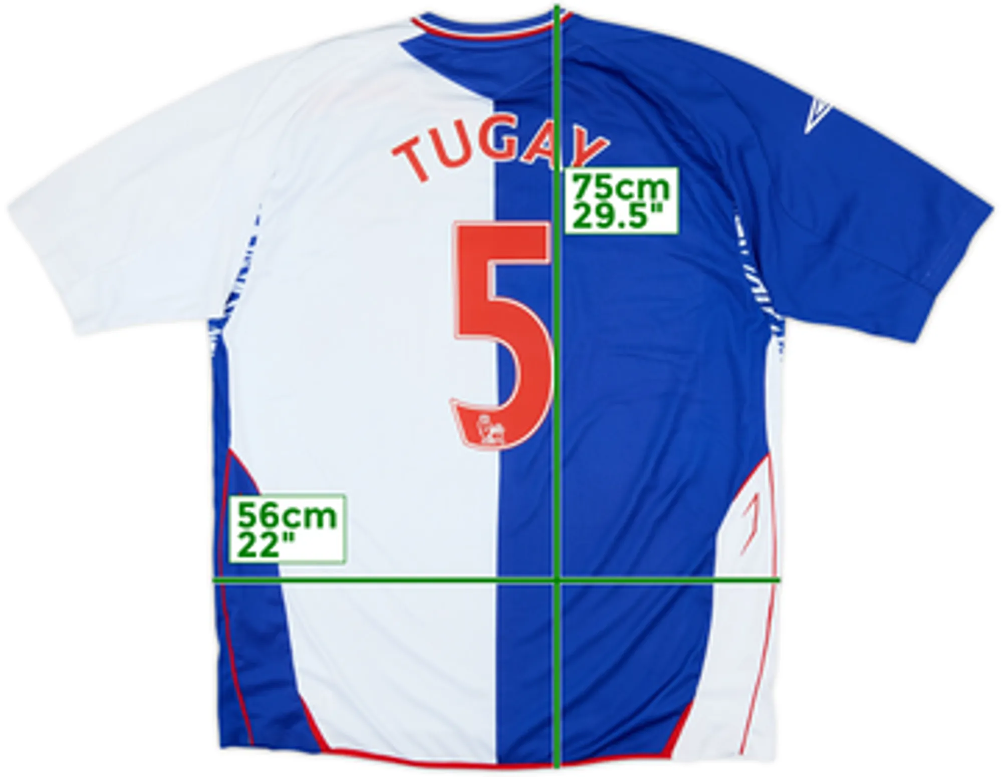 2007-08 Blackburn Home Shirt Tugay #5 - 6/10 - (XL)