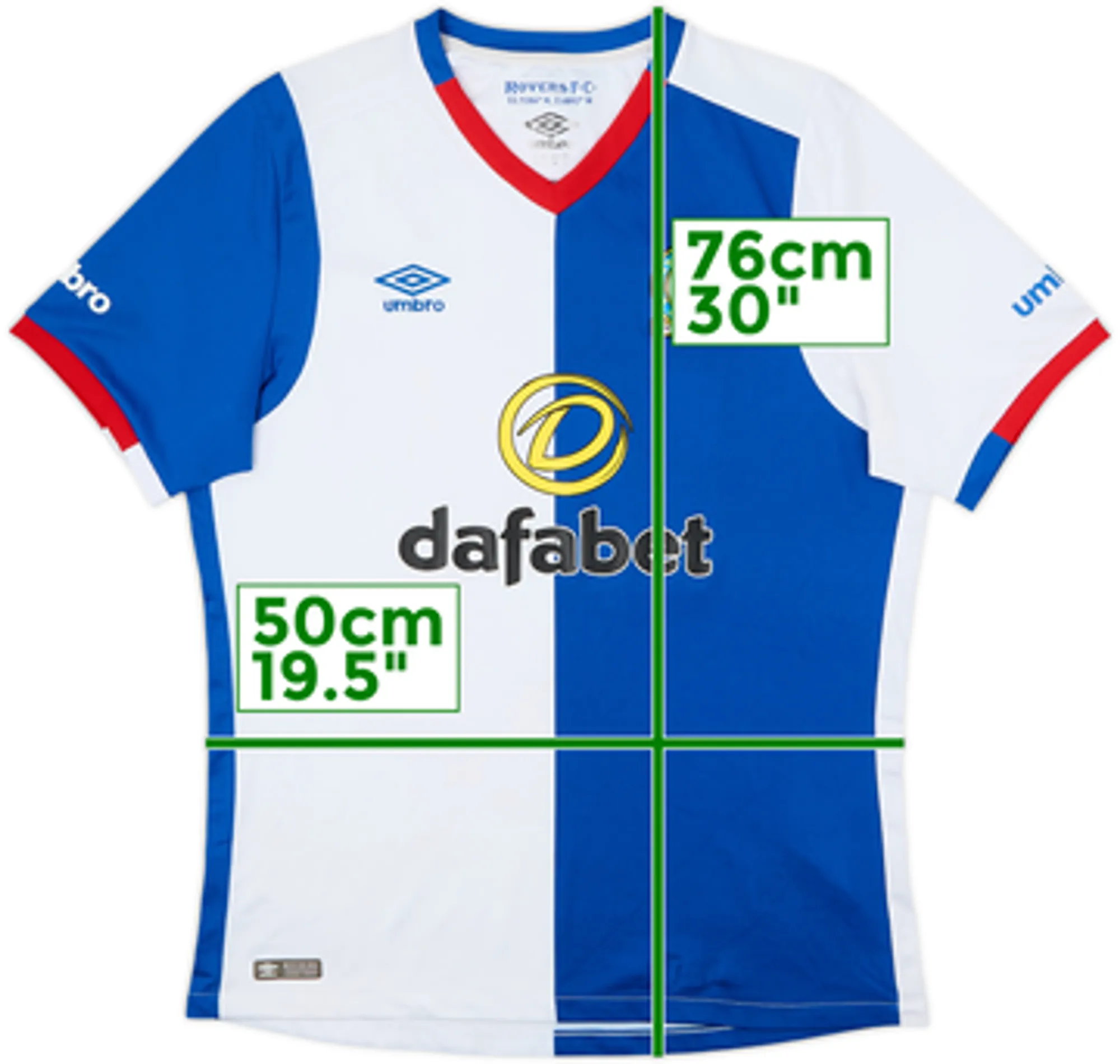 2016-17 Blackburn Home Shirt - 6/10 - (L)