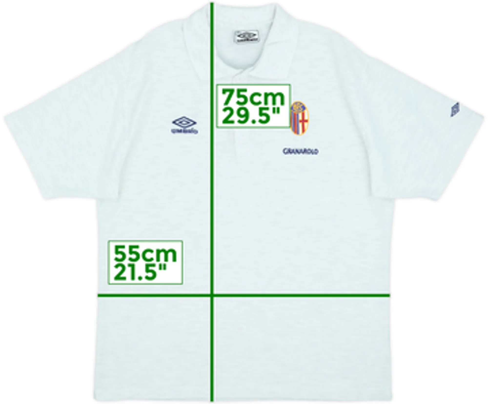 2000-01 Bologna Umbro Polo Shirt - 8/10 - (L)
