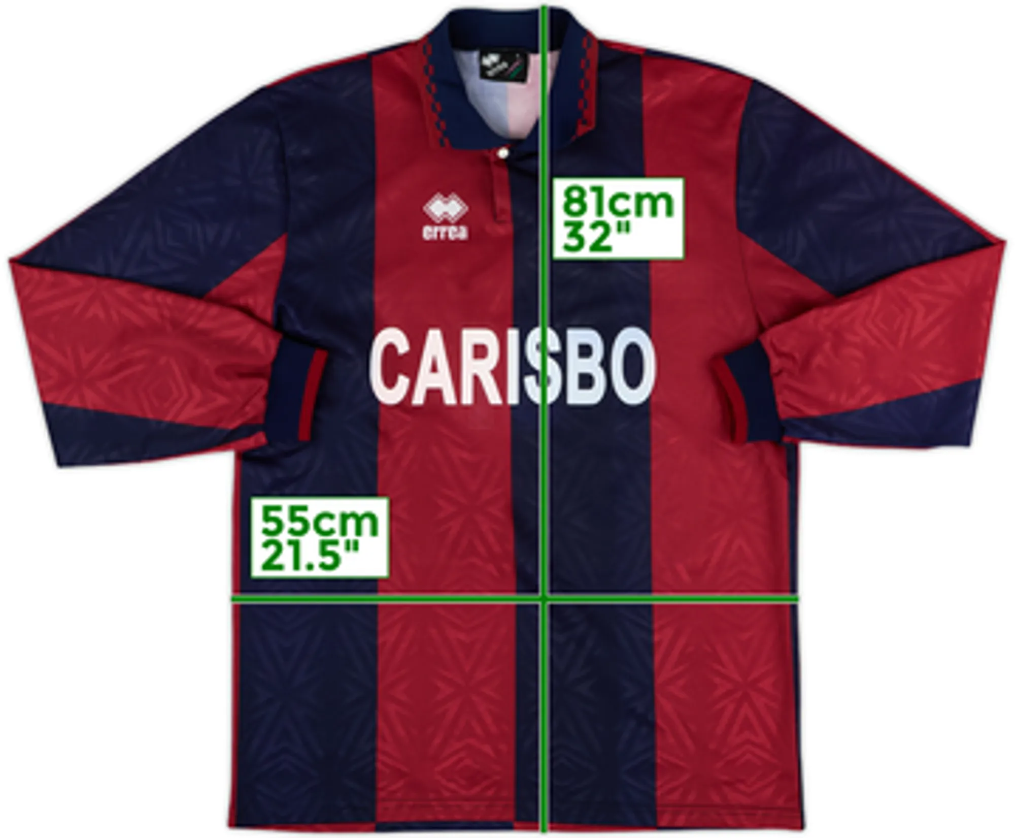 1994-95 Bologna Home L/S Shirt - 9/10 - (L)