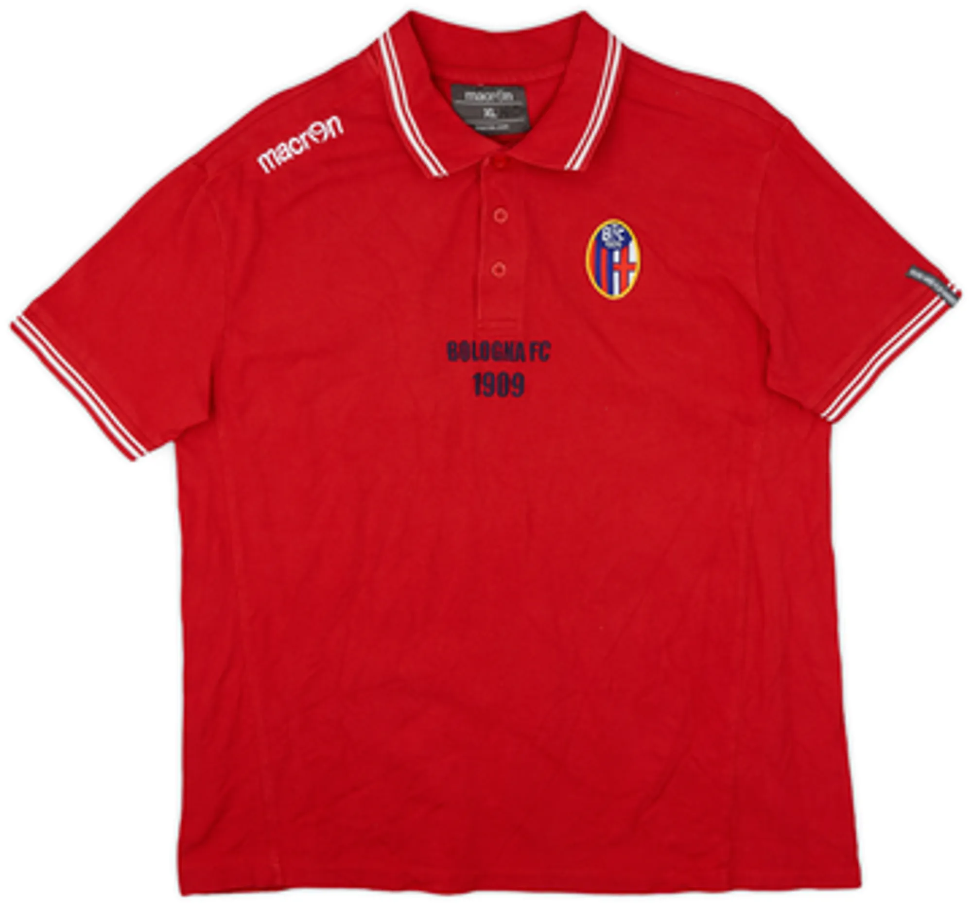 2005-06 Bologna Macron Polo Shirt - 9/10 - (M)