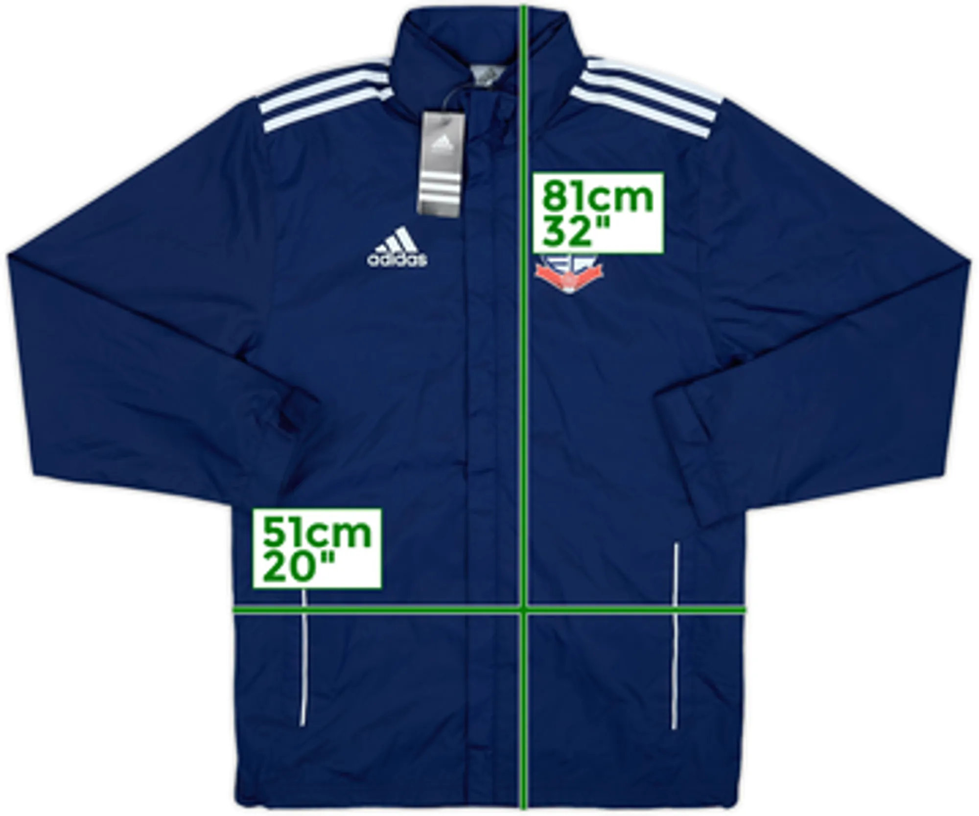 2013-14 Bolton Wanderers adidas Hooded Rain Jacket (S)