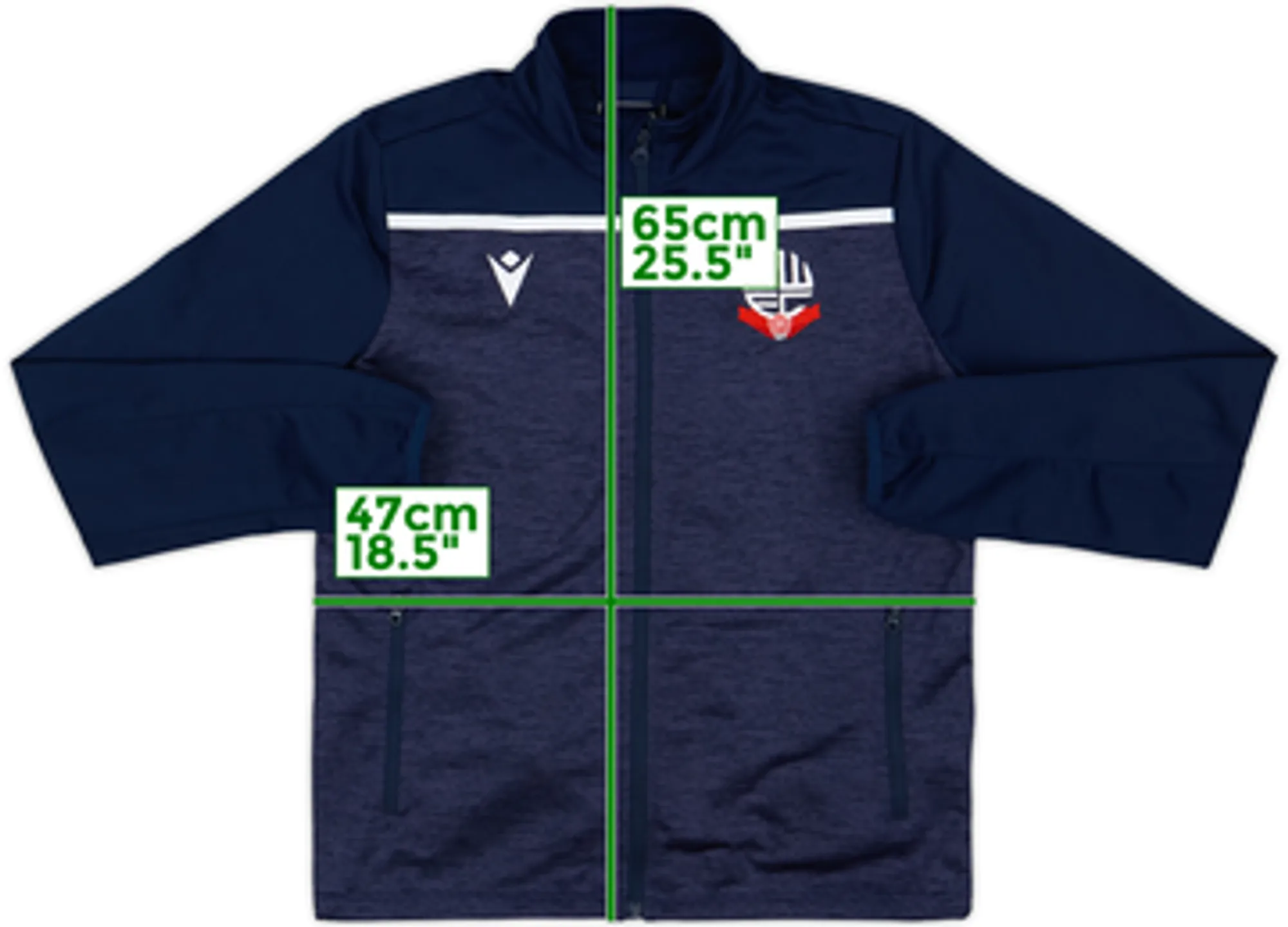 2020-21 Bolton Macron Track Jacket - 9/10 - (XS)