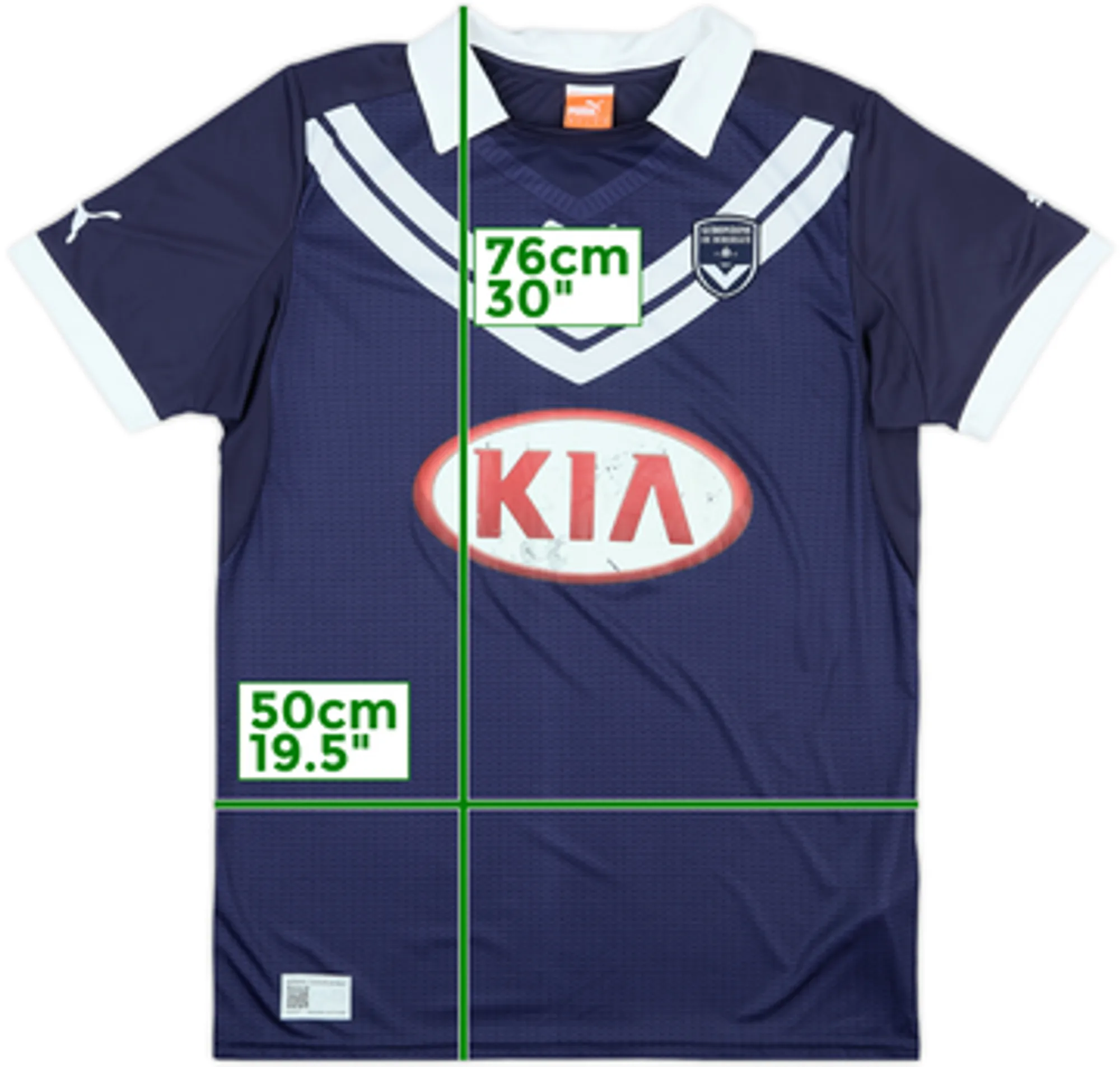 2012-13 Bordeaux Home Shirt - 5/10 - (L)