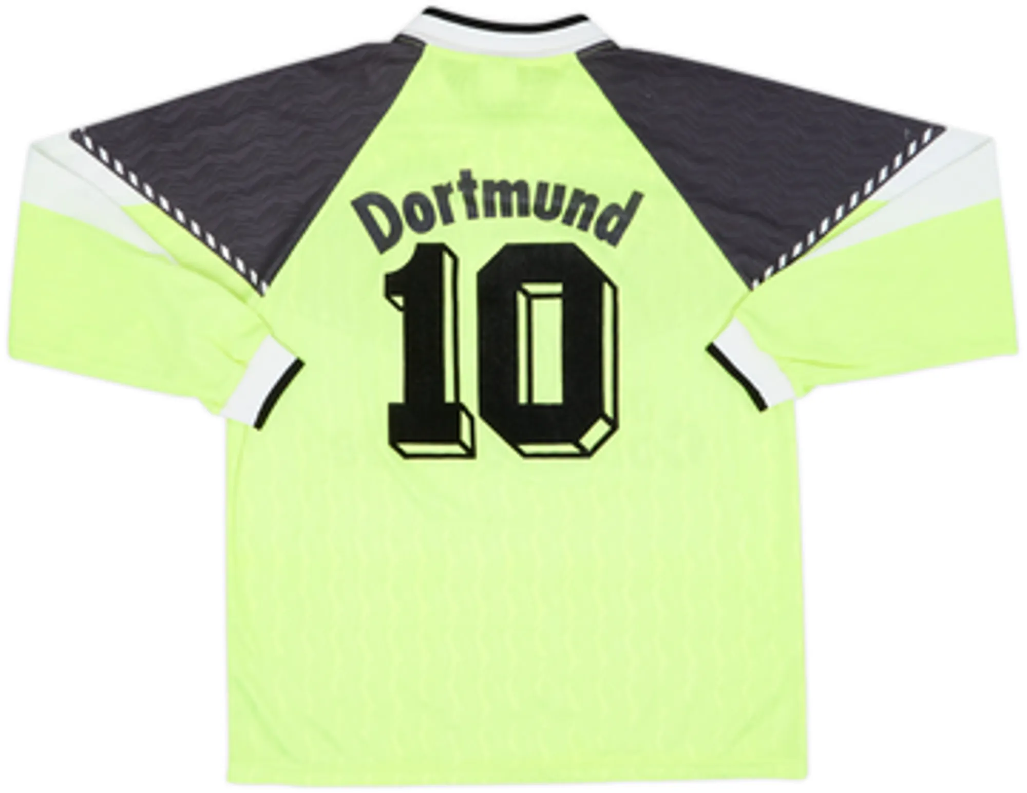 1990-91 Borussia Dortmund Home L/S Shirt #10 - 5/10 - (L)