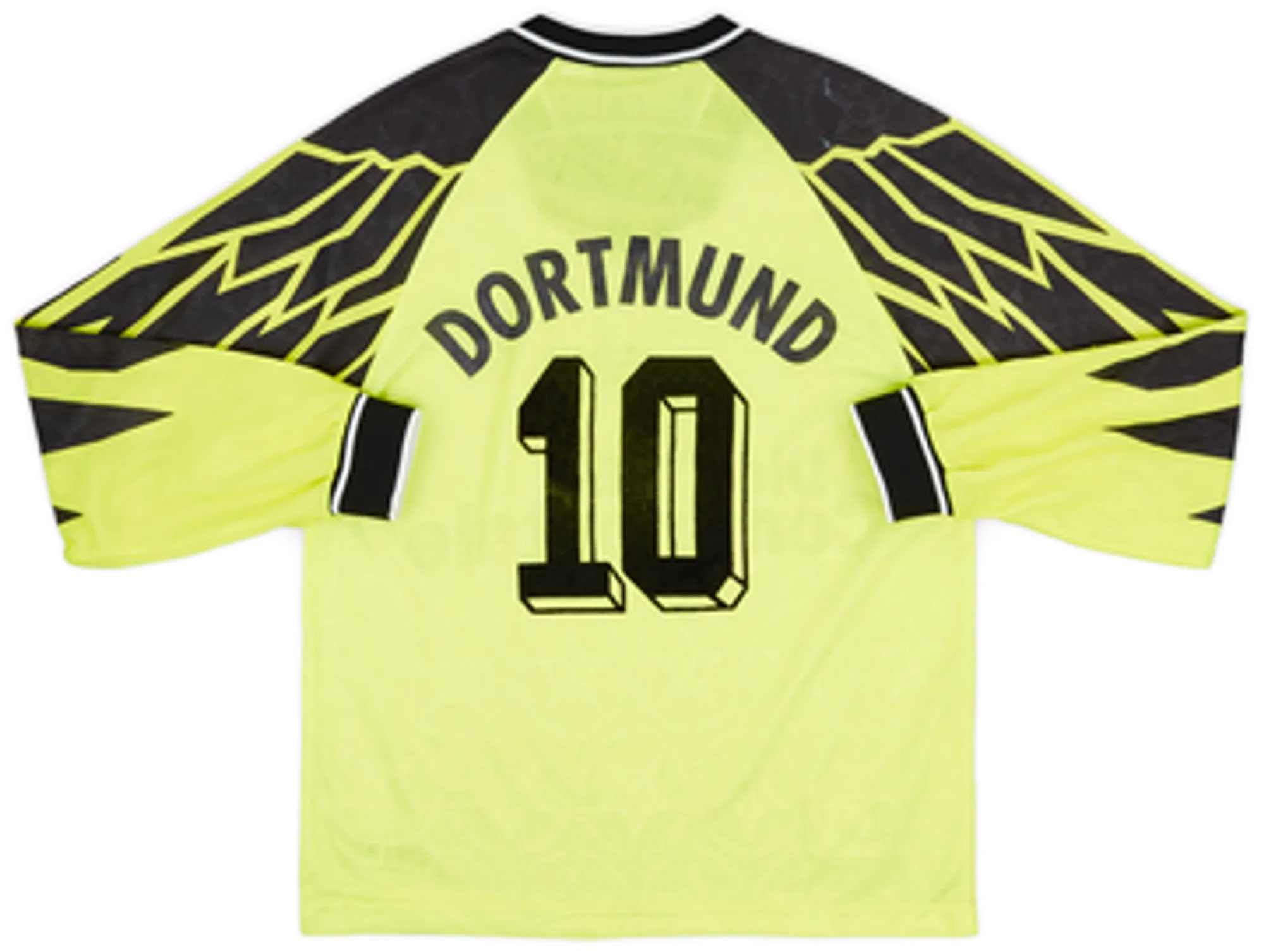 1994-95 Borussia Dortmund Home L/S Shirt #10 - 8/10 - (S)