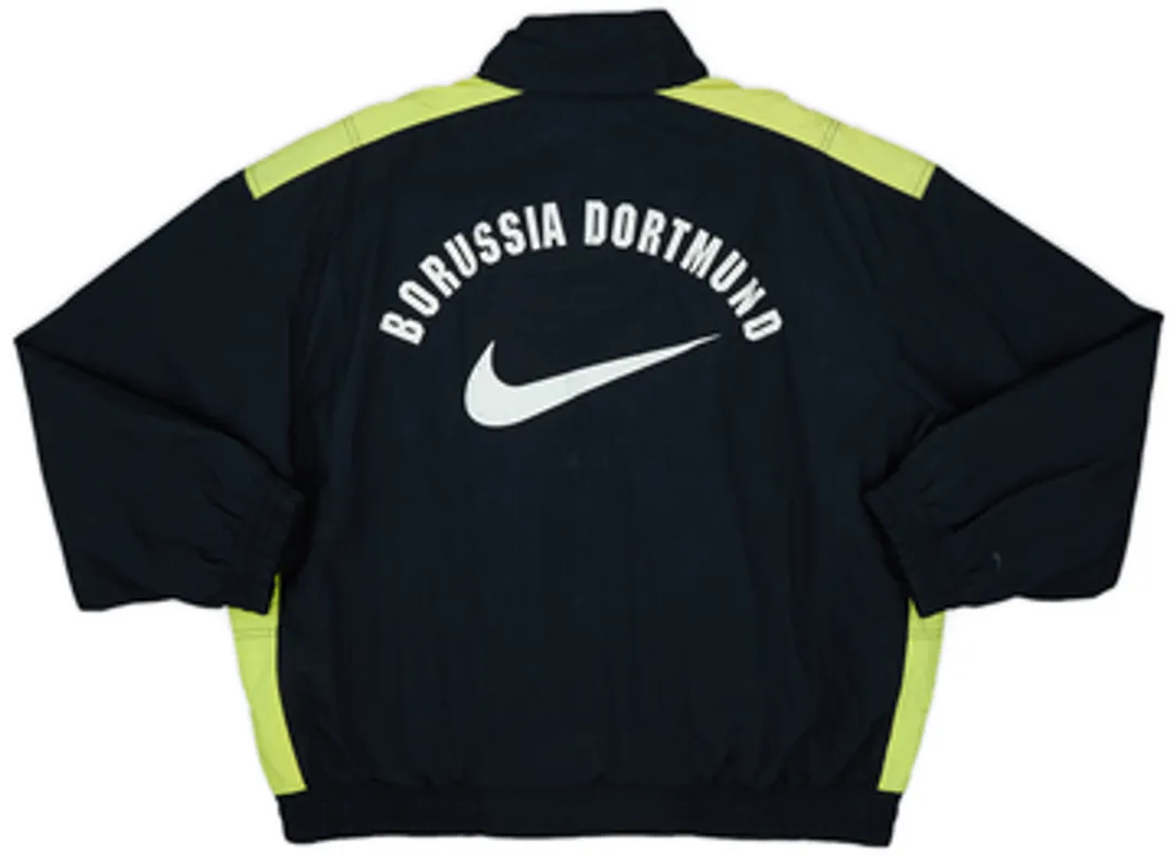 ウェア 95-96 Nike Borussia Dortmund  95 #4 1995-96 Borussia Dortmund Nike Padded Bench Coat - 6/10 - (L