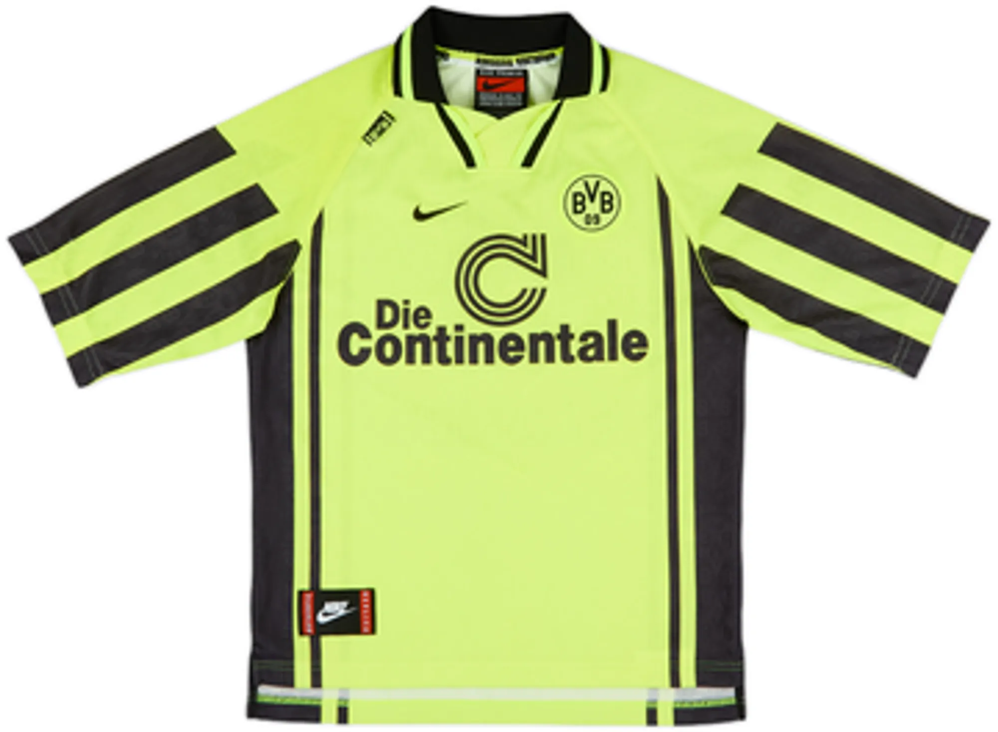 1996-97 Borussia Dortmund Home Shirt Sammer #6 - 10/10 - (L.Boys)