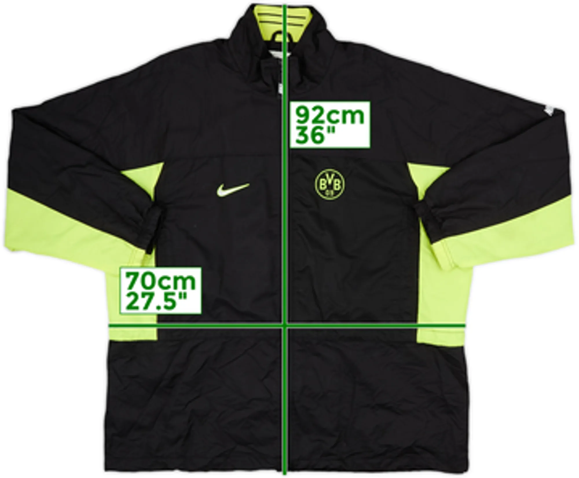 1997-98 Borussia Dortmund Nike Track Jacket - 8/10 - (L.Boys)