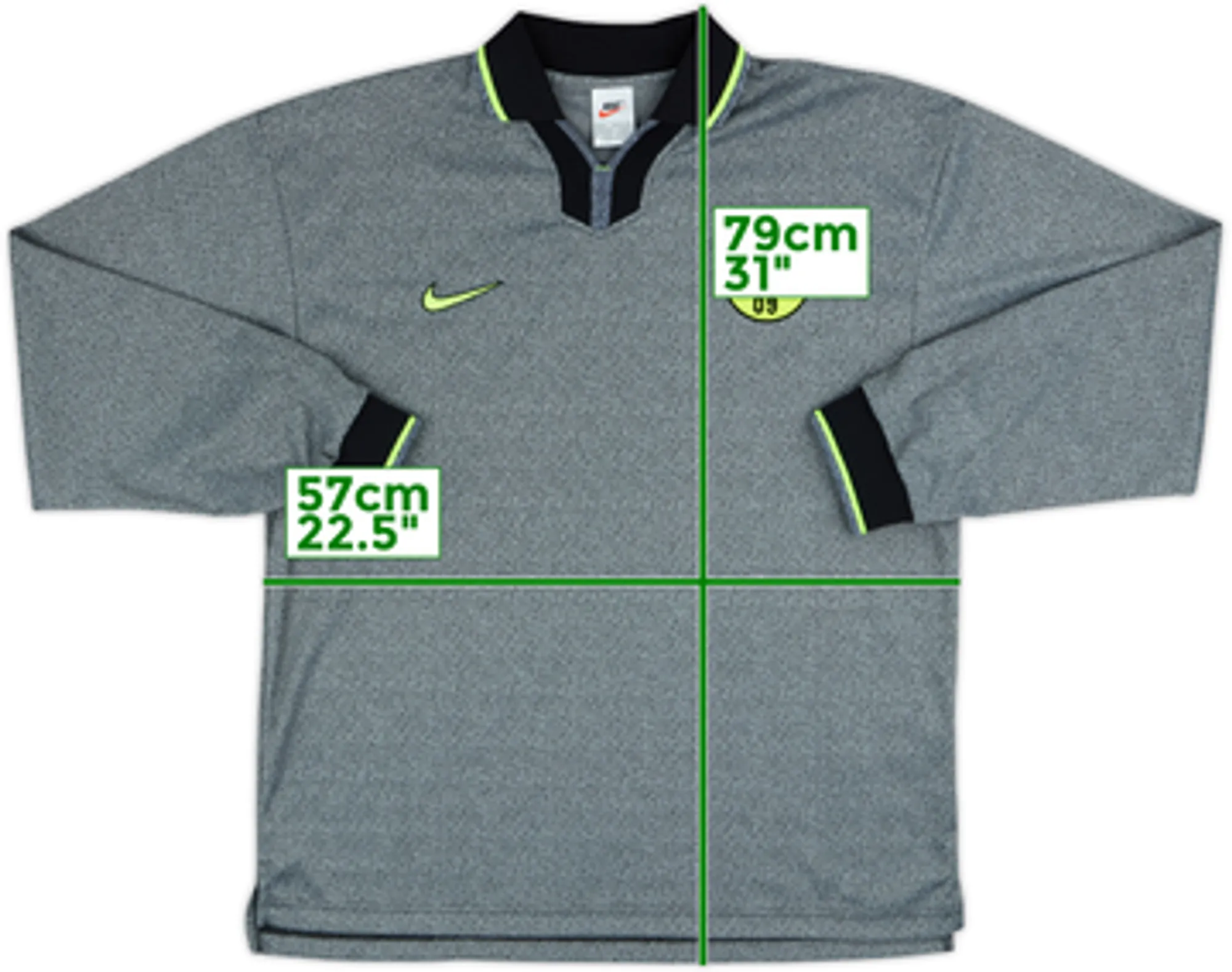 1997-98 Borussia Dortmund Player Issue Away L/S Shirt - 10/10 - (L)